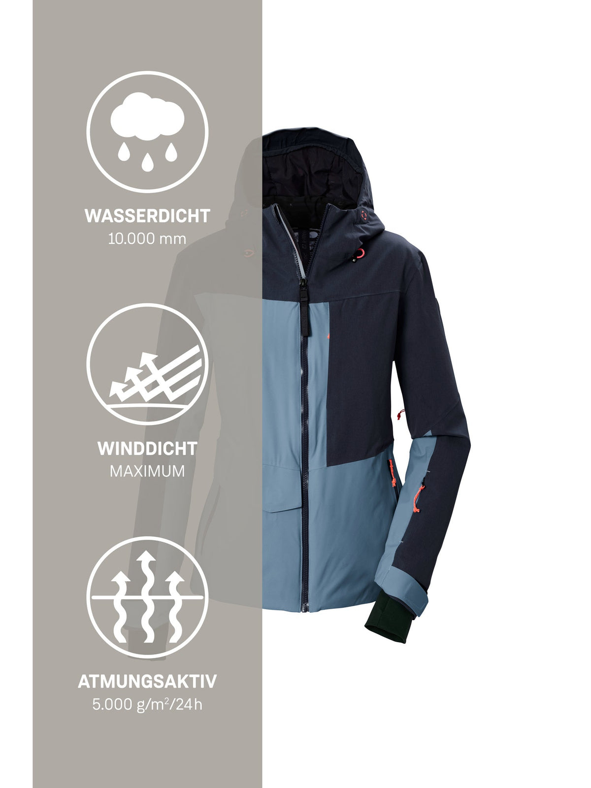 Women's Ski jacket KSW 227 WMN SKI JCKT