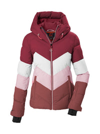 maroon/broken white/light rose/old rose
