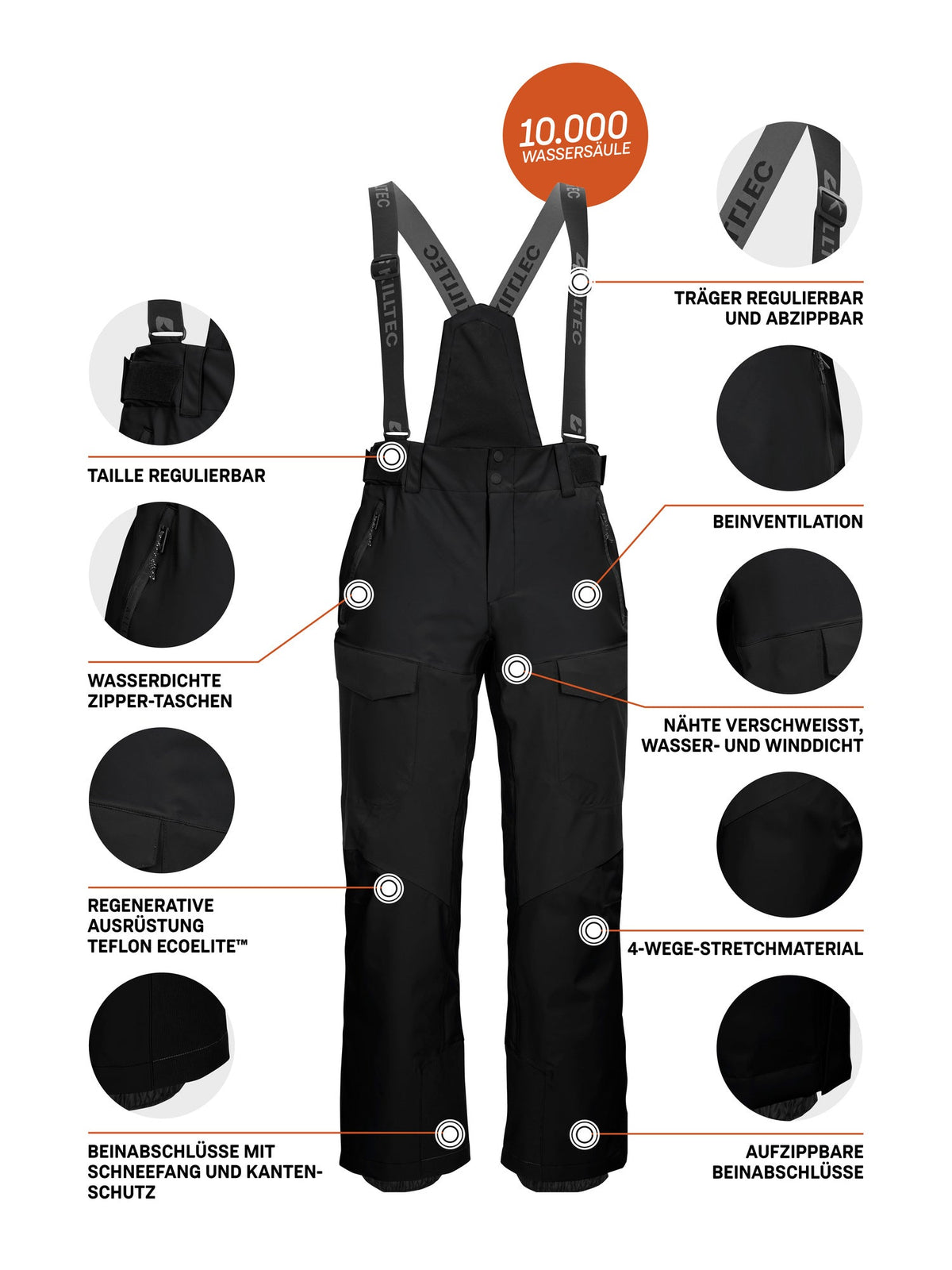 Men's Ski pants KSW 63 MN SKI PNTS