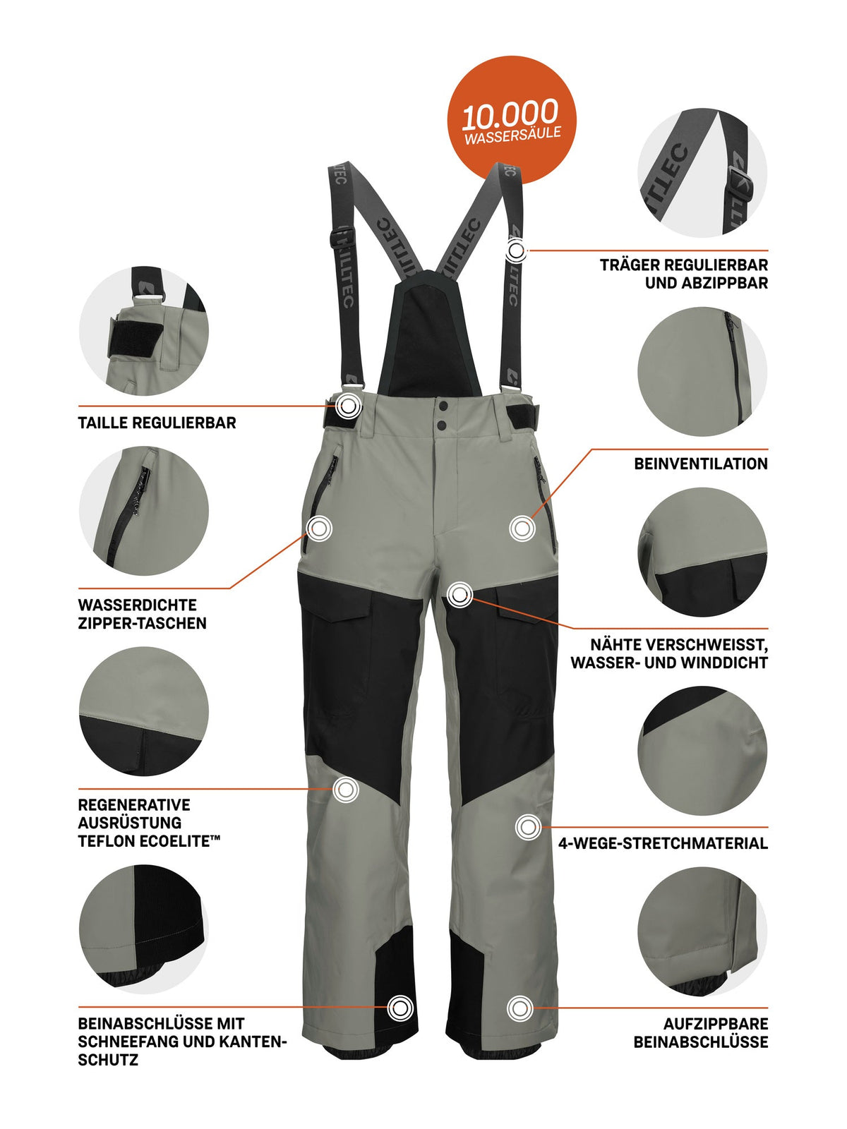 Men's Ski pants KSW 63 MN SKI PNTS