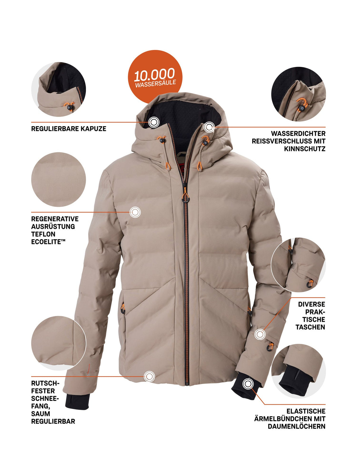 Men's Ski jacket KSW 71 MN SKI JCKT