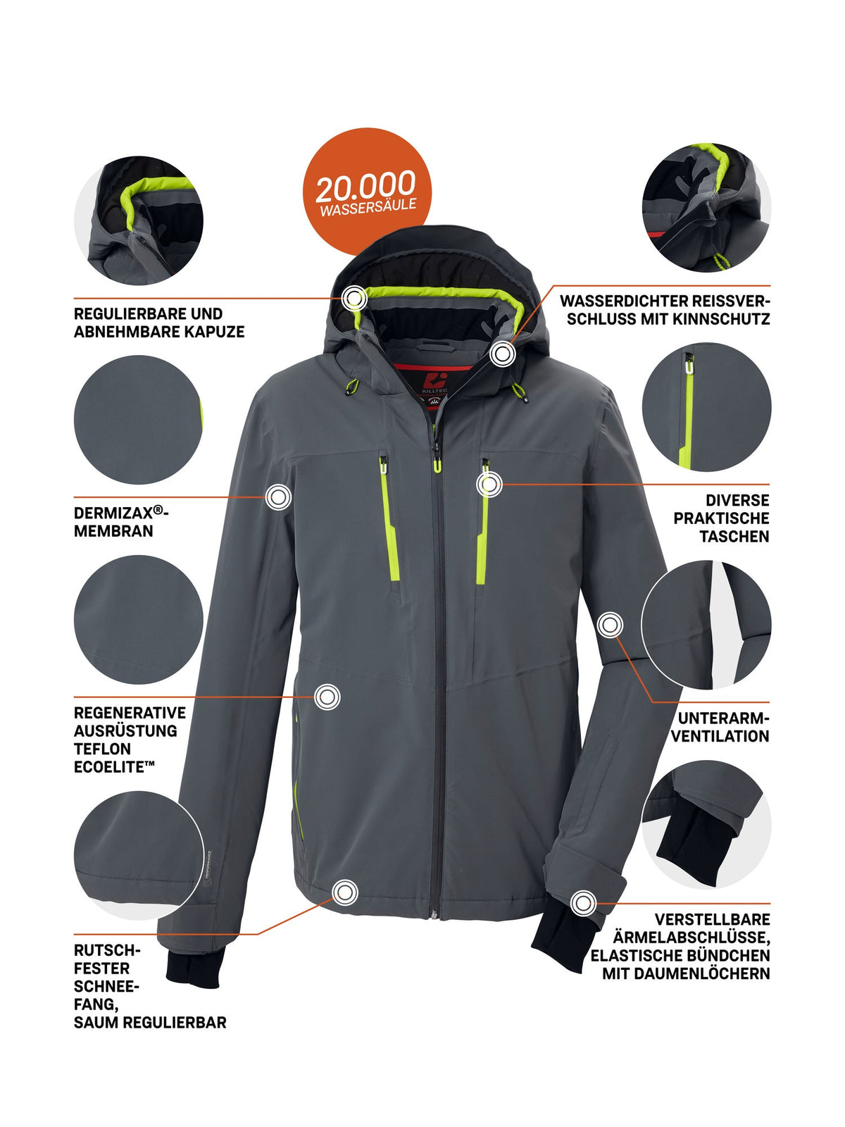 Men's Ski jacket KSW 74 MN SKI JCKT