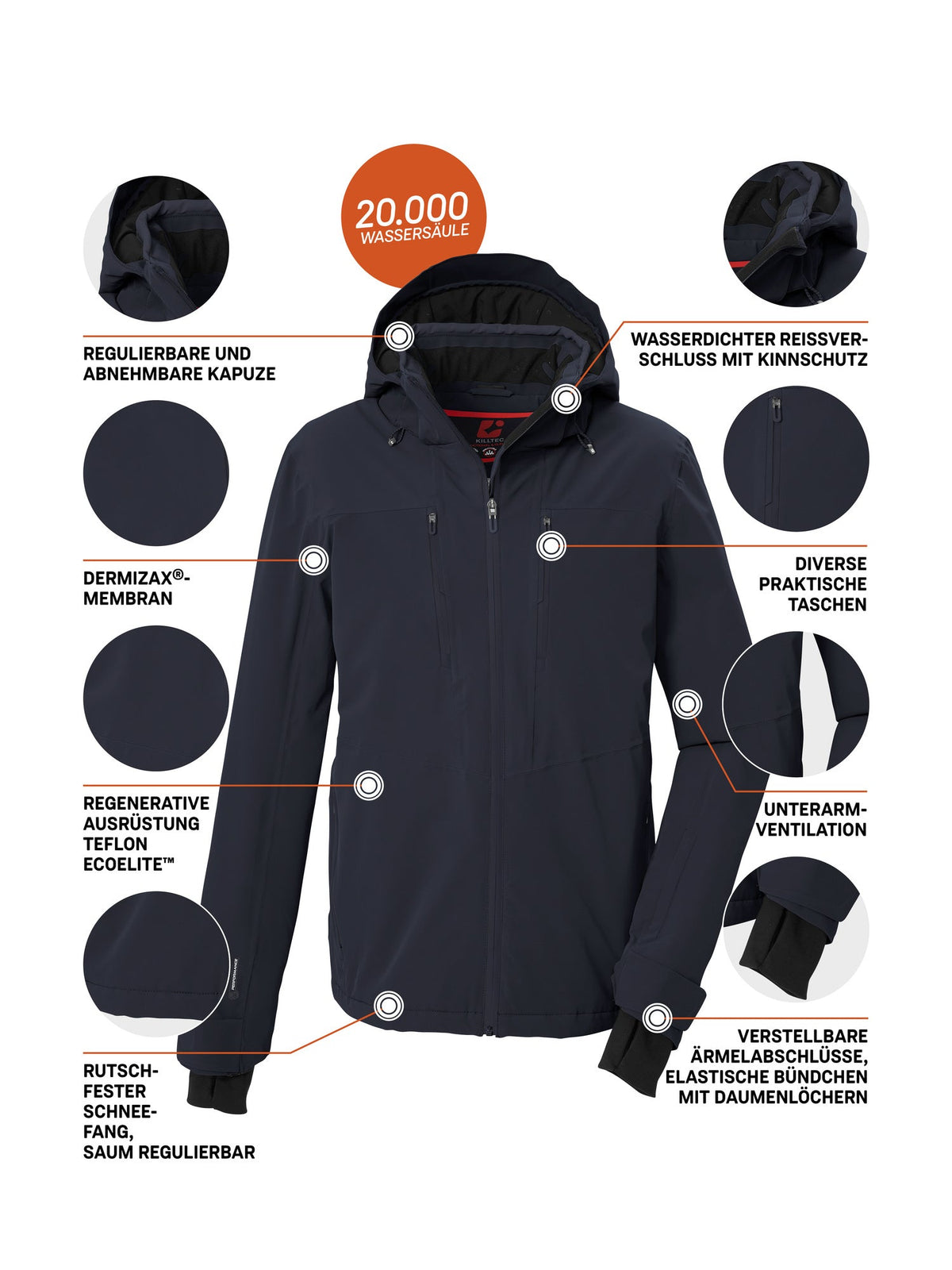 Men's Ski jacket KSW 74 MN SKI JCKT