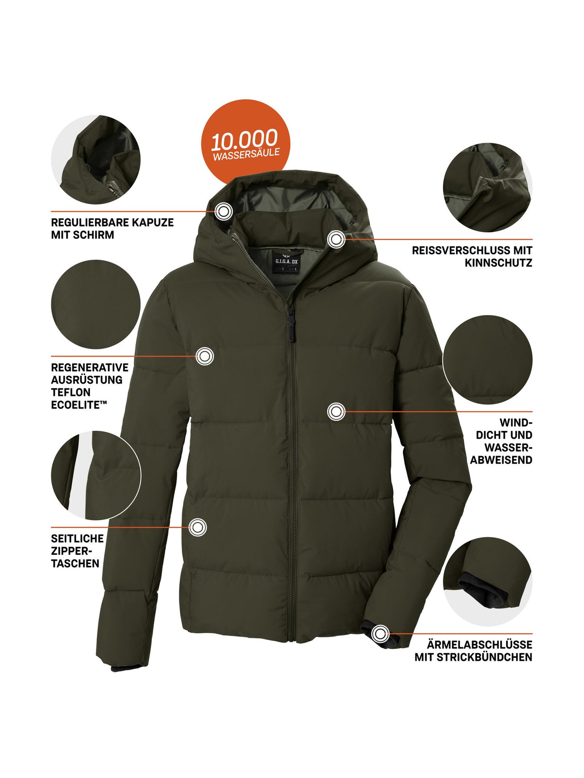Men's Quilted jacket GW 5 MN QLTD JCKT