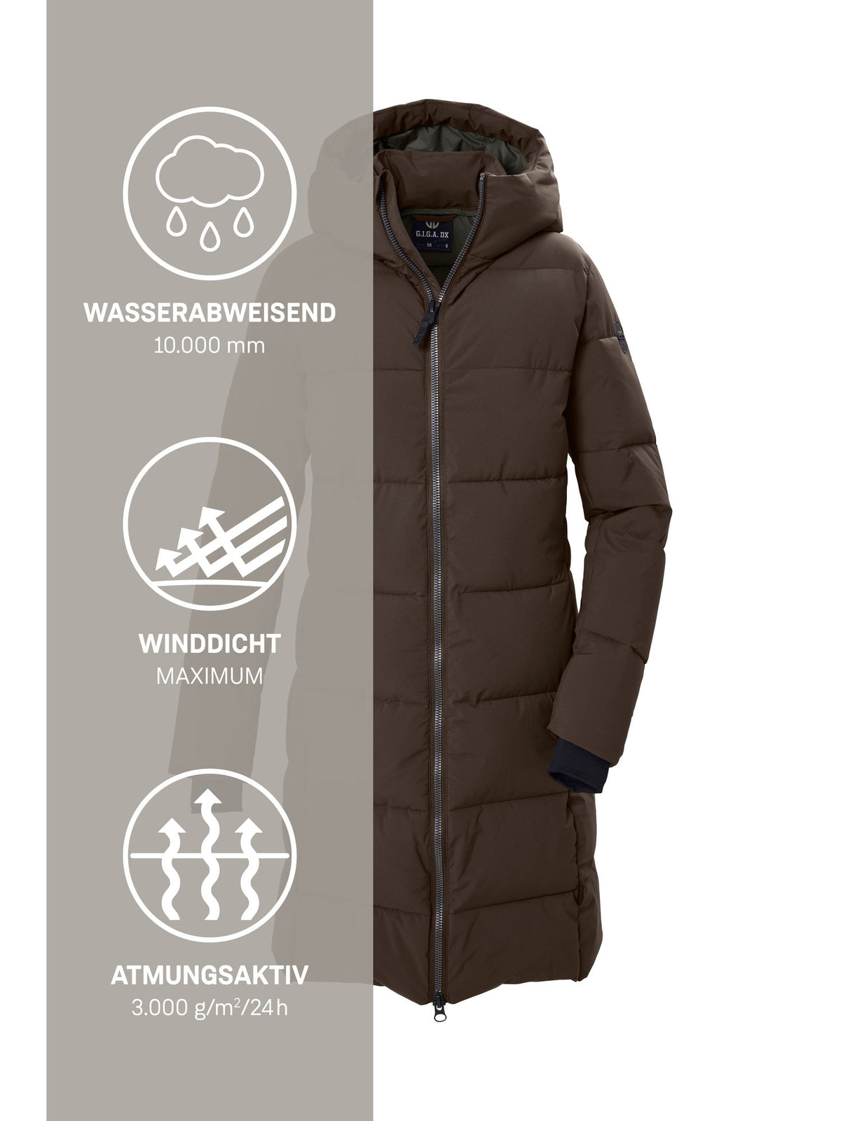 Women's Quilted coat GW 57 WMN QLTD CT