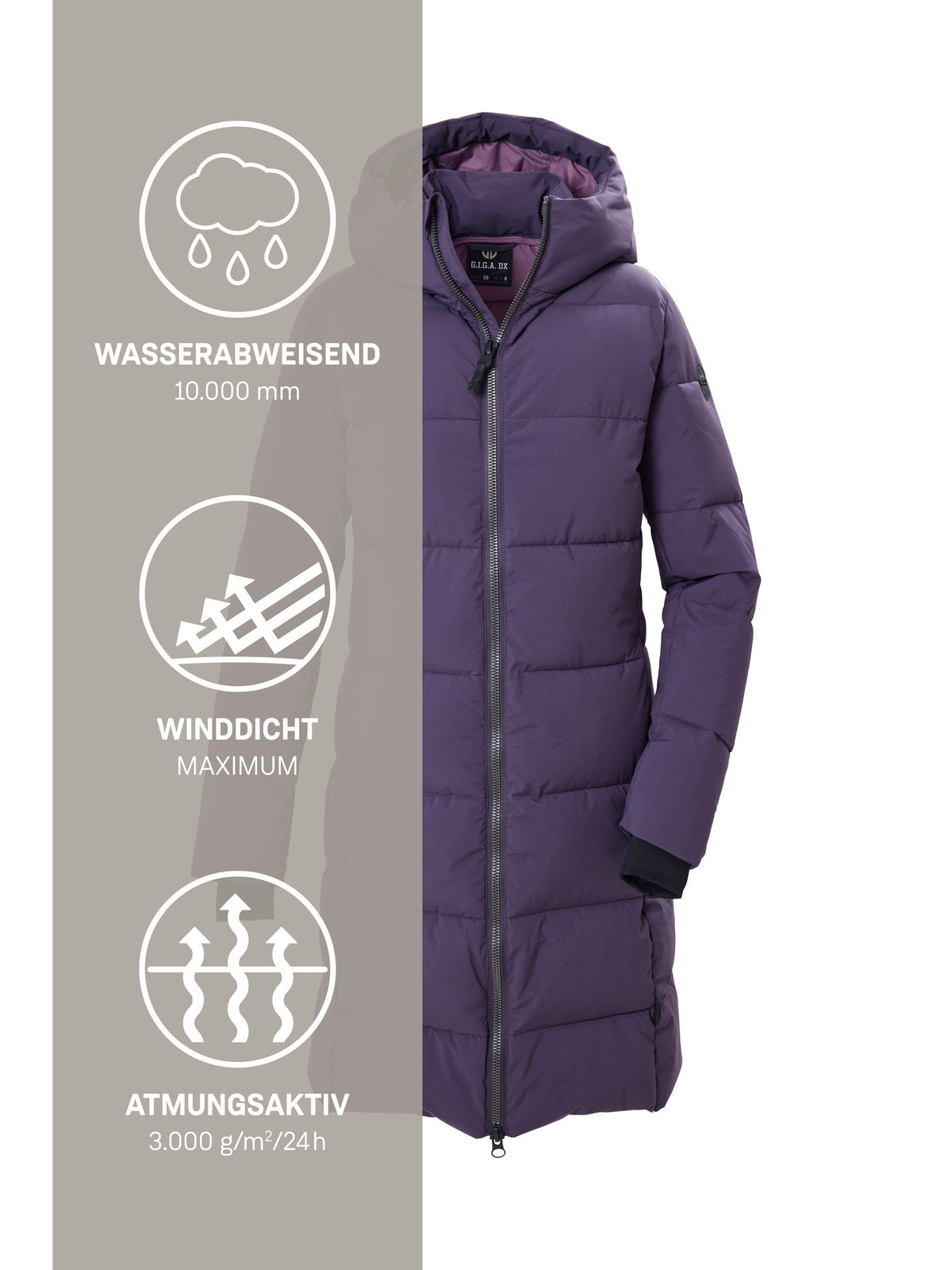 Women's Quilted coat GW 57 WMN QLTD CT