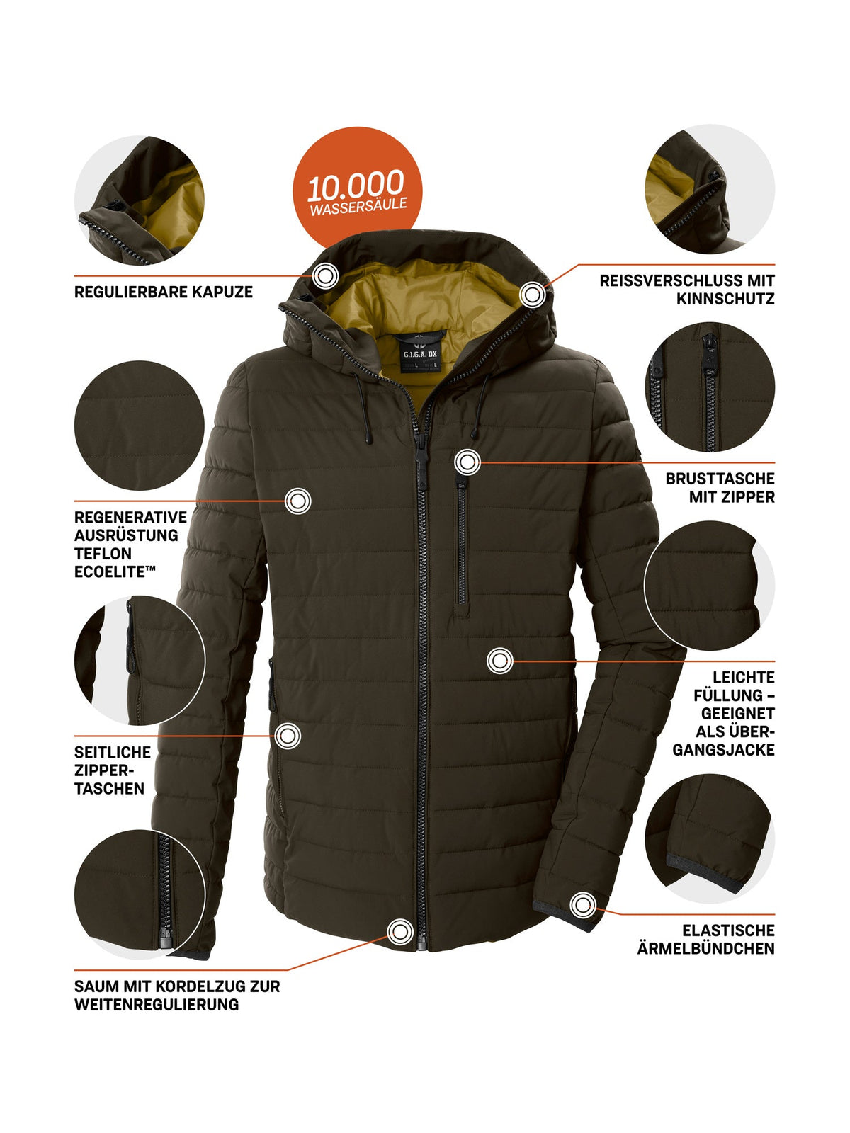 Men's Quilted jacket GW 15 MN QLTD JCKT