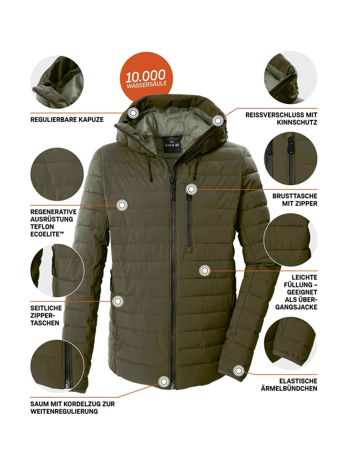 Men's Quilted jacket GW 15 MN QLTD JCKT