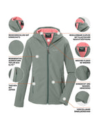 Girl's Softshell jacket KOW 164 GRLS SFTSHLL JCKT