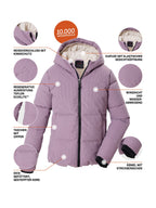 Girl's Quilted jacket KOW 169 GRLS QLTD JCKT