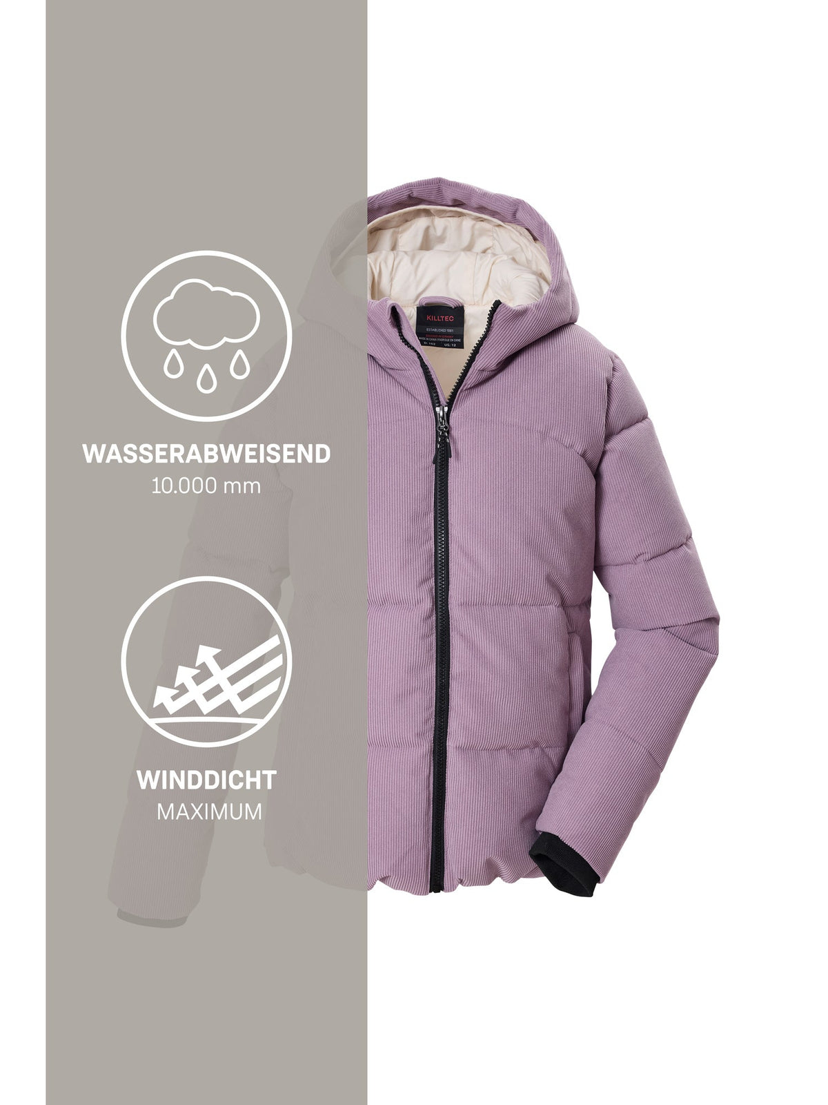Girl's Quilted jacket KOW 169 GRLS QLTD JCKT