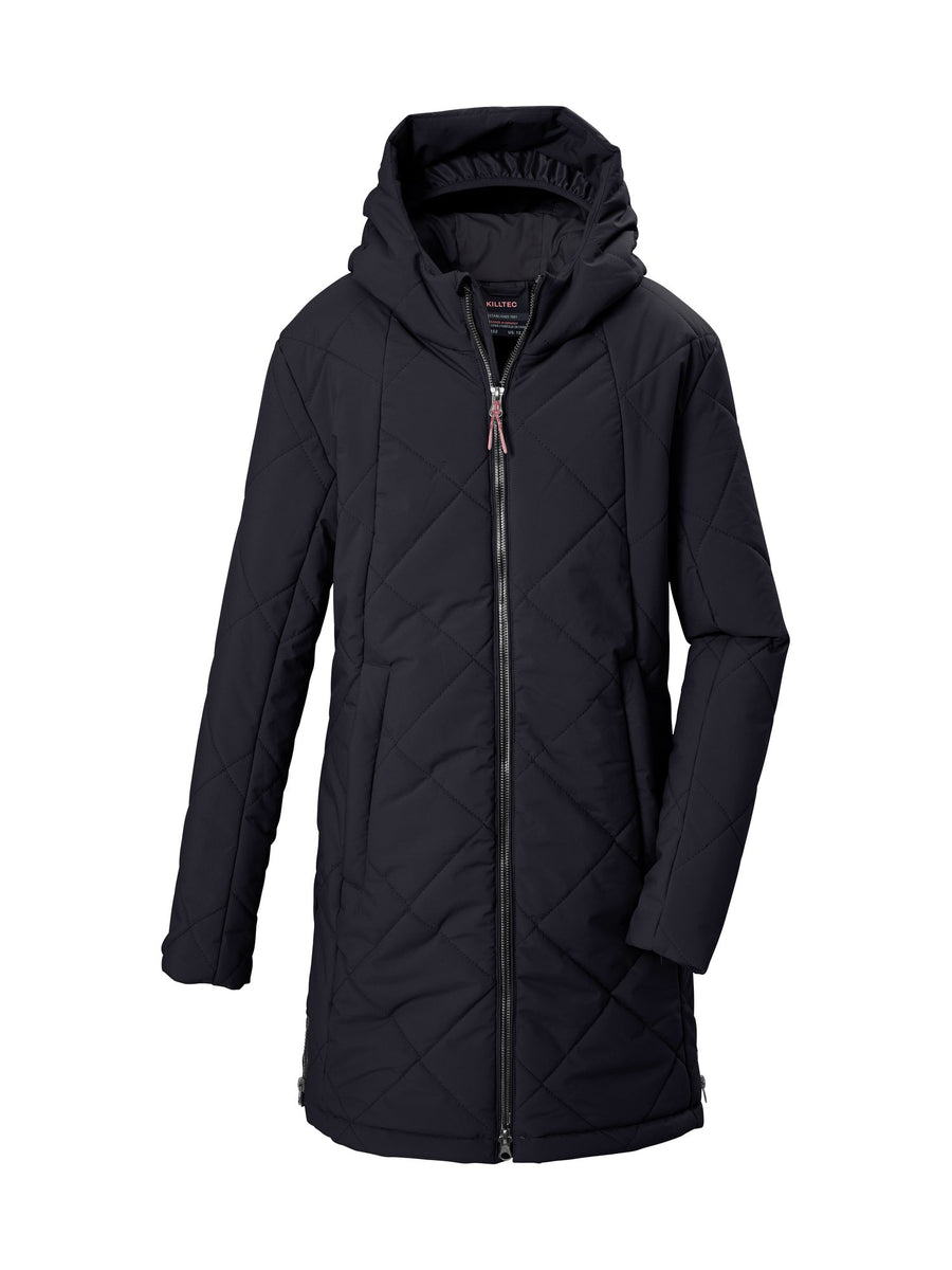 Girl's Quilted coat KOW 152 GRLS QLTD PRK