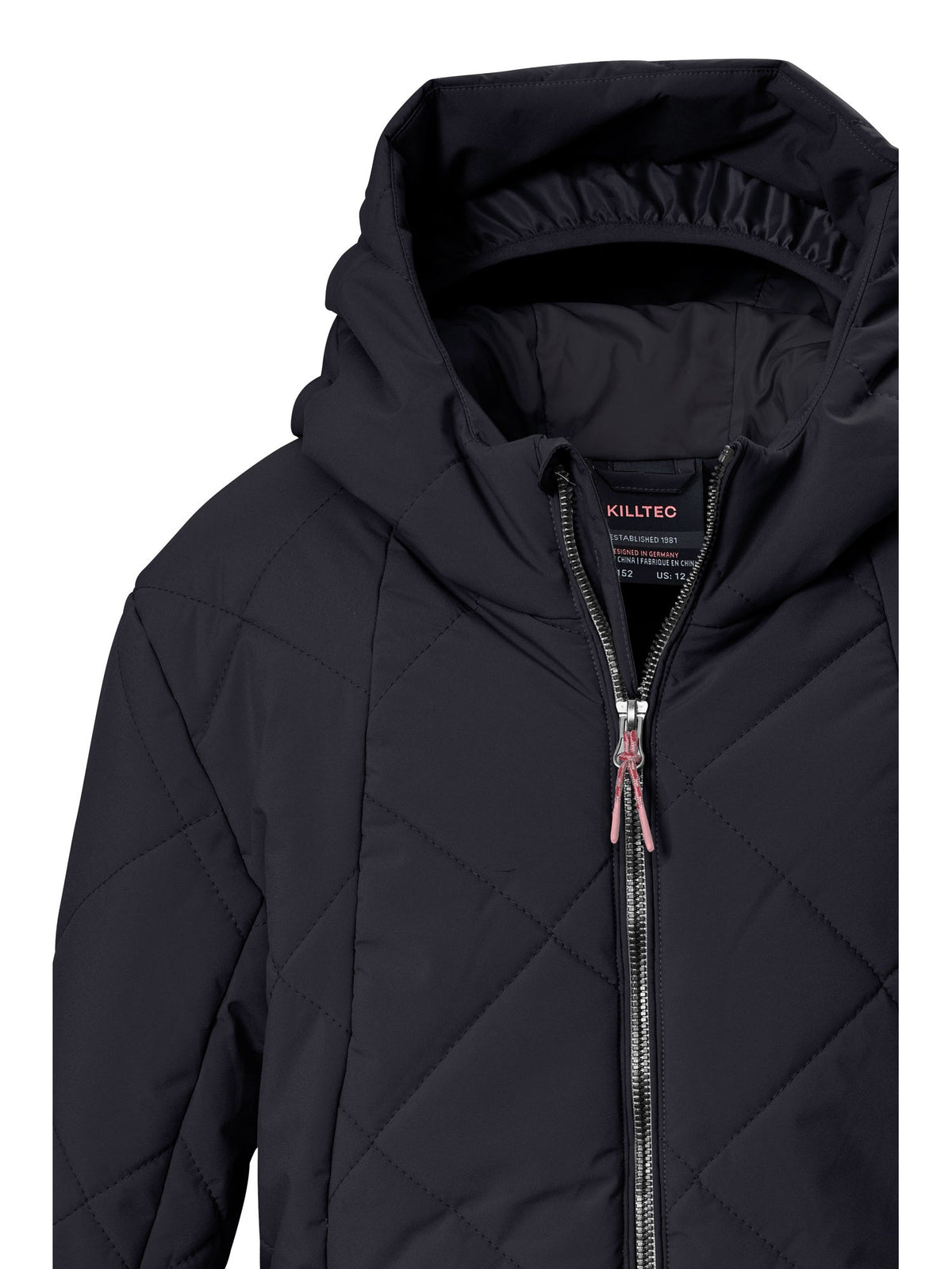 Girl's Quilted coat KOW 152 GRLS QLTD PRK