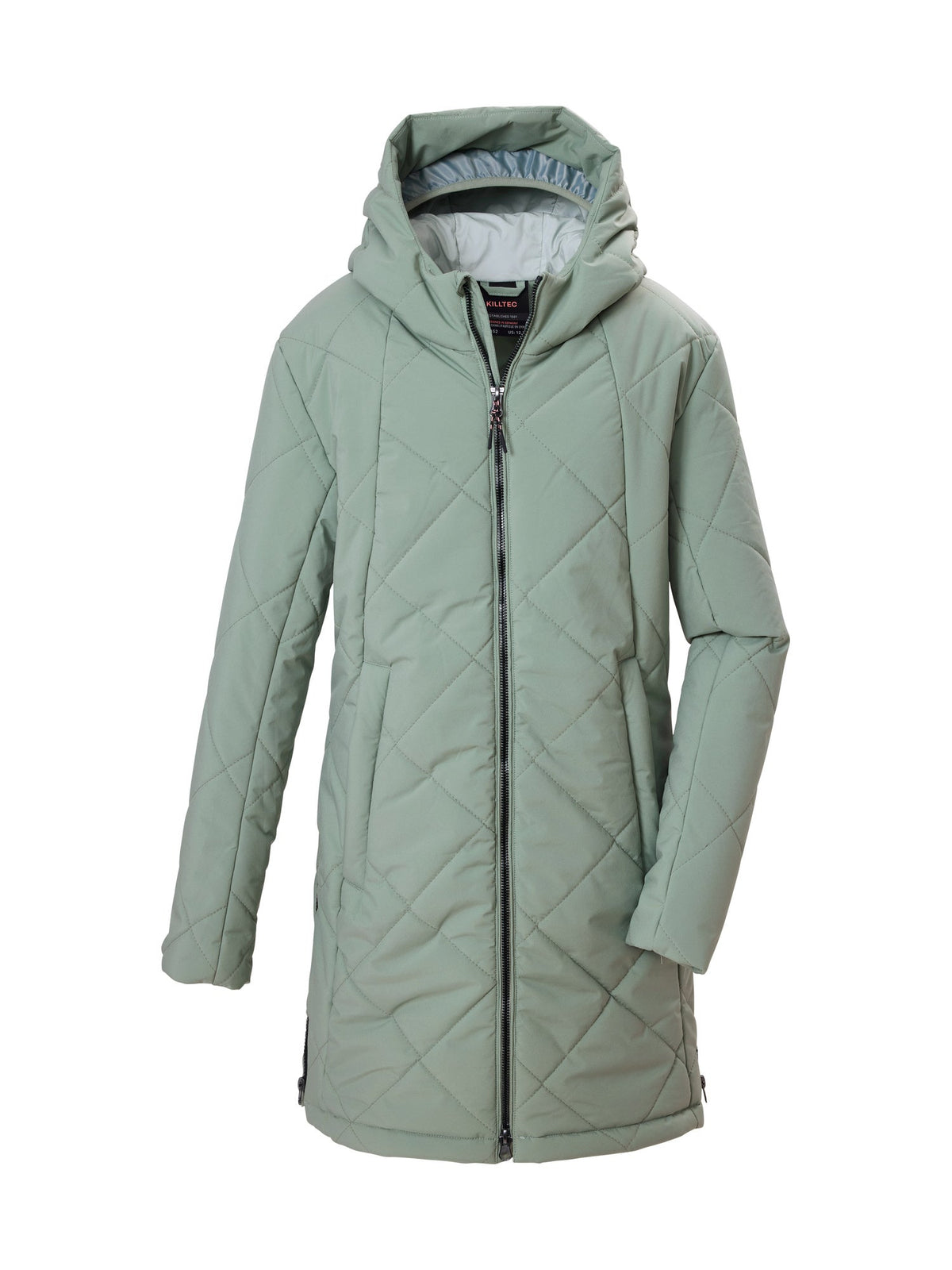 Girl's Quilted coat KOW 152 GRLS QLTD PRK