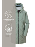 Girl's Quilted coat KOW 152 GRLS QLTD PRK