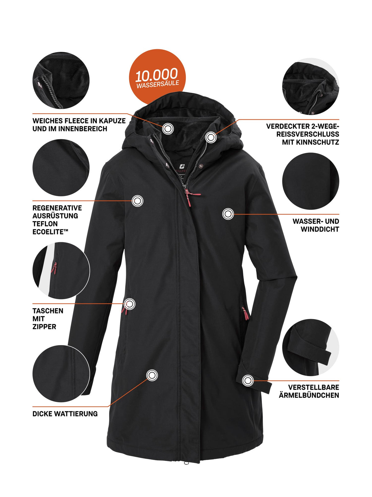 Girl's Coat KOW 142 GRLS CT
