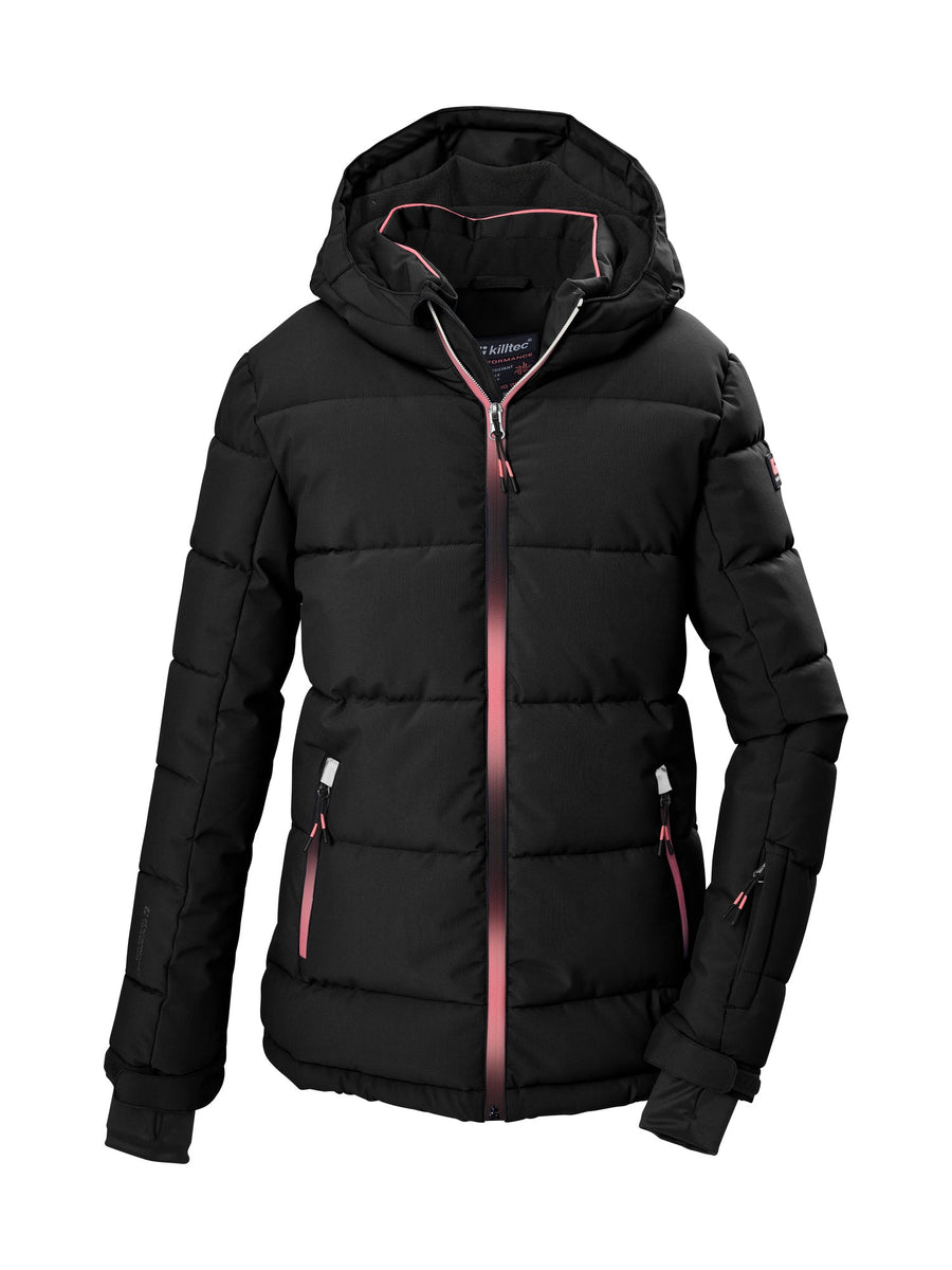 Girl's Quilted ski jacket KSW 186 GRLS SKI JCKT