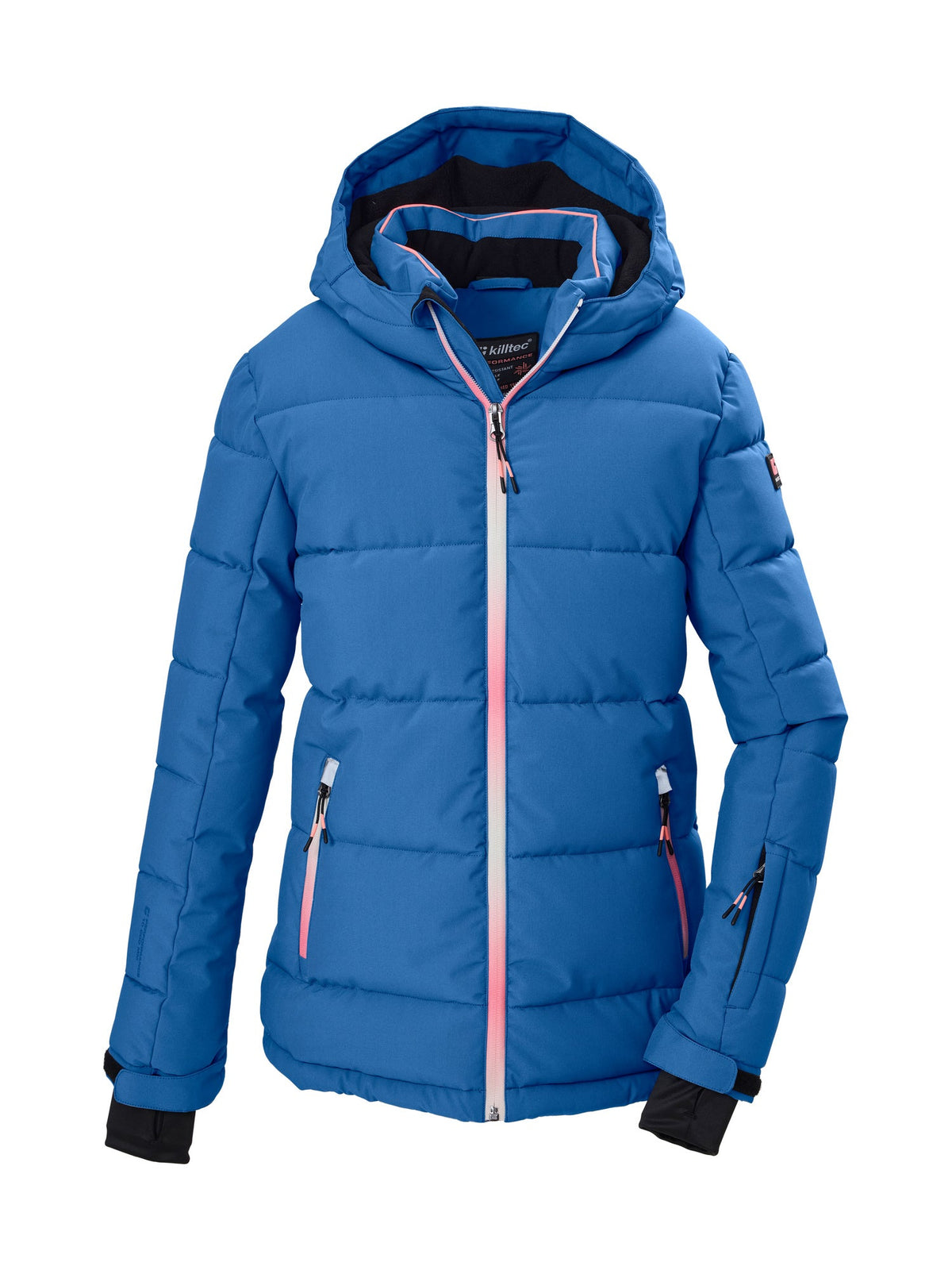 Girl's Quilted ski jacket KSW 186 GRLS SKI JCKT