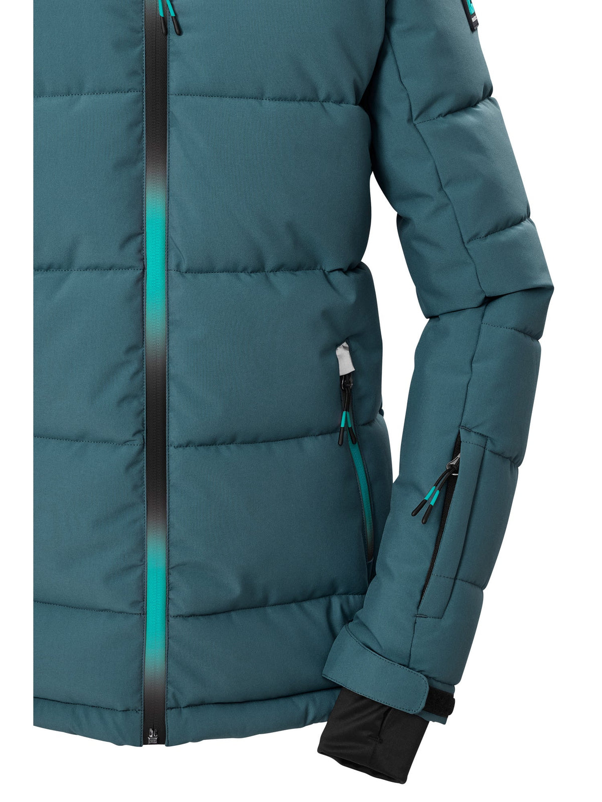 Girl's Quilted ski jacket KSW 186 GRLS SKI JCKT