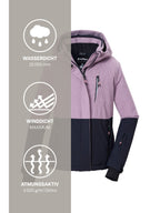 Girl's Ski jacket KSW 190 GRLS SKI JCKT