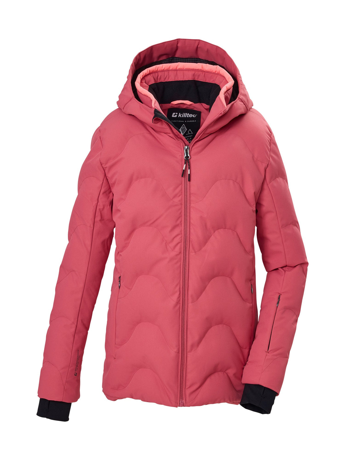 Girl's Quilted ski jacket KSW 194 GRLS SKI JCKT