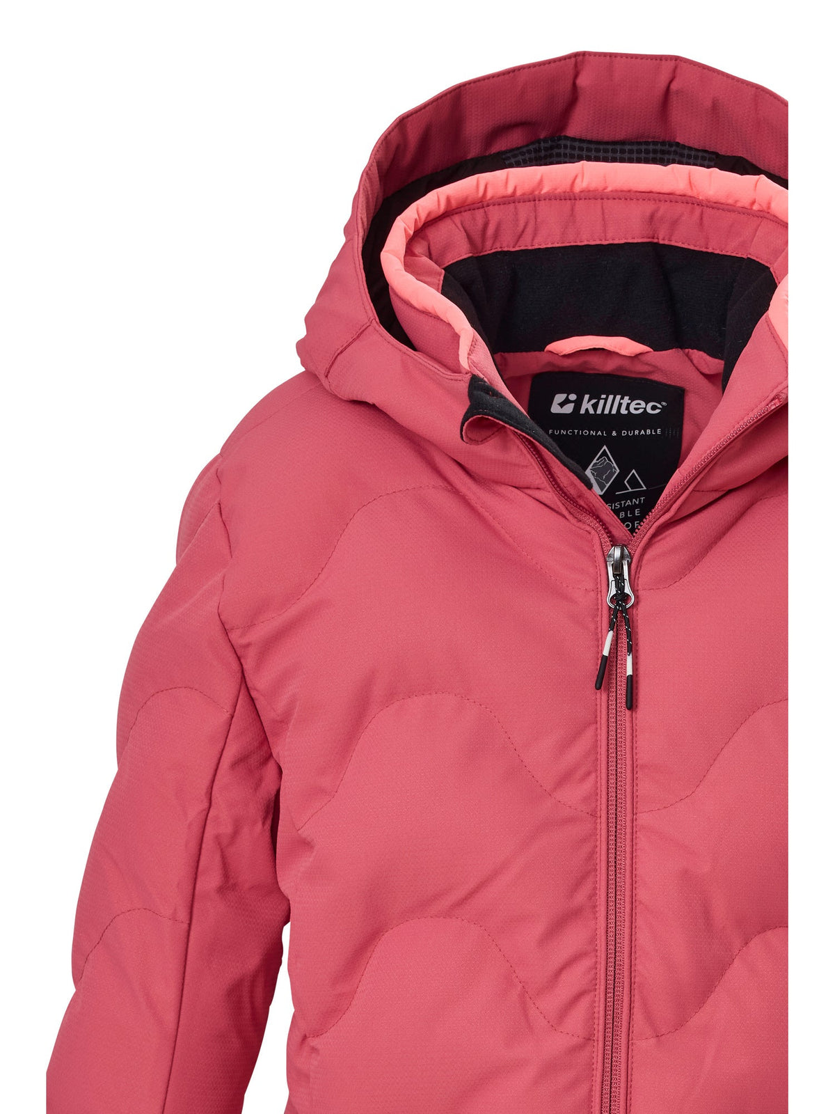 Girl's Quilted ski jacket KSW 194 GRLS SKI JCKT