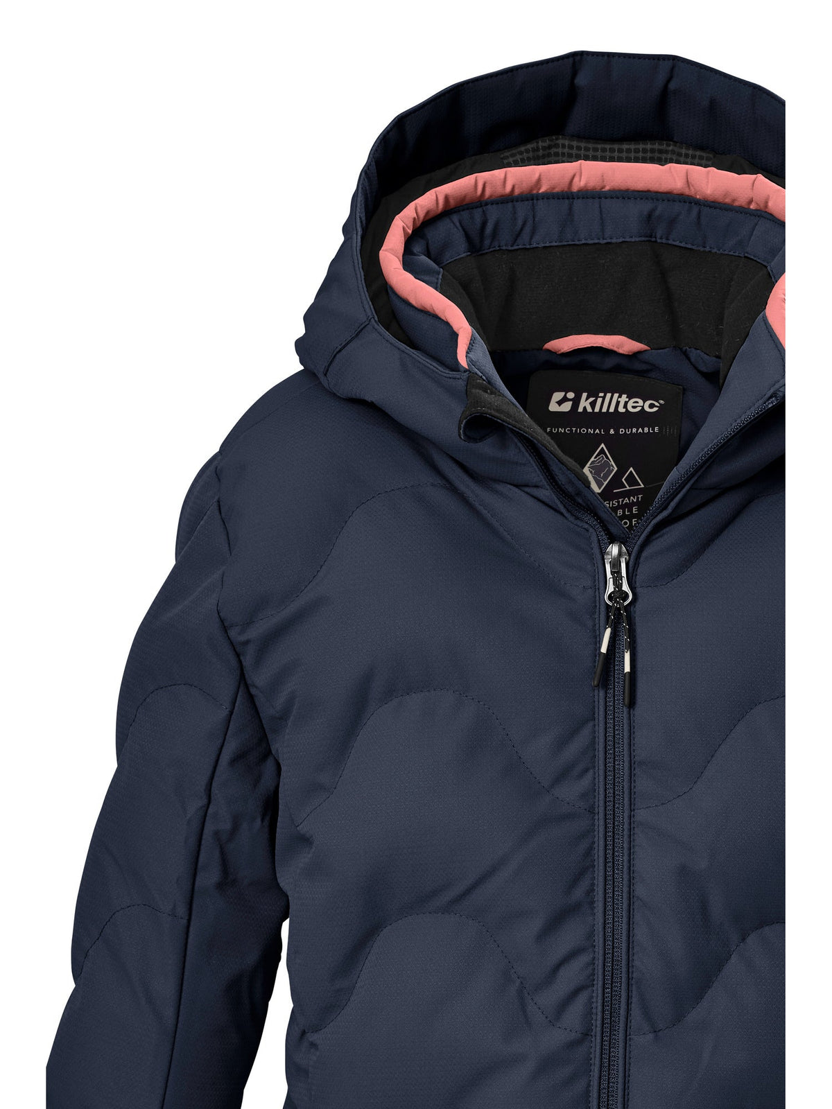 Girl's Quilted ski jacket KSW 194 GRLS SKI JCKT