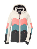 Girl's Quilted ski jacket KSW 195 GRLS SKI JCKT
