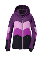 Girl's Quilted ski jacket KSW 195 GRLS SKI JCKT