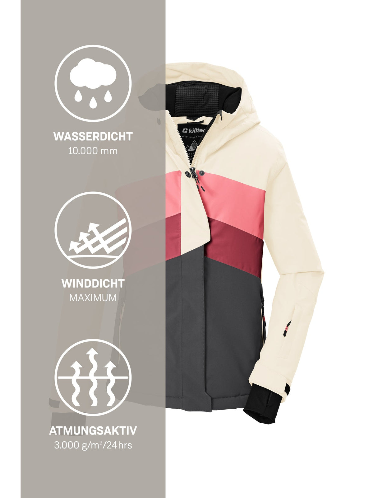 Girl's Ski jacket KSW 196 GRLS SKI JCKT