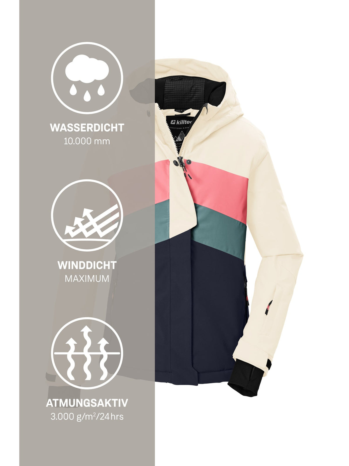 Girl's Ski jacket KSW 196 GRLS SKI JCKT