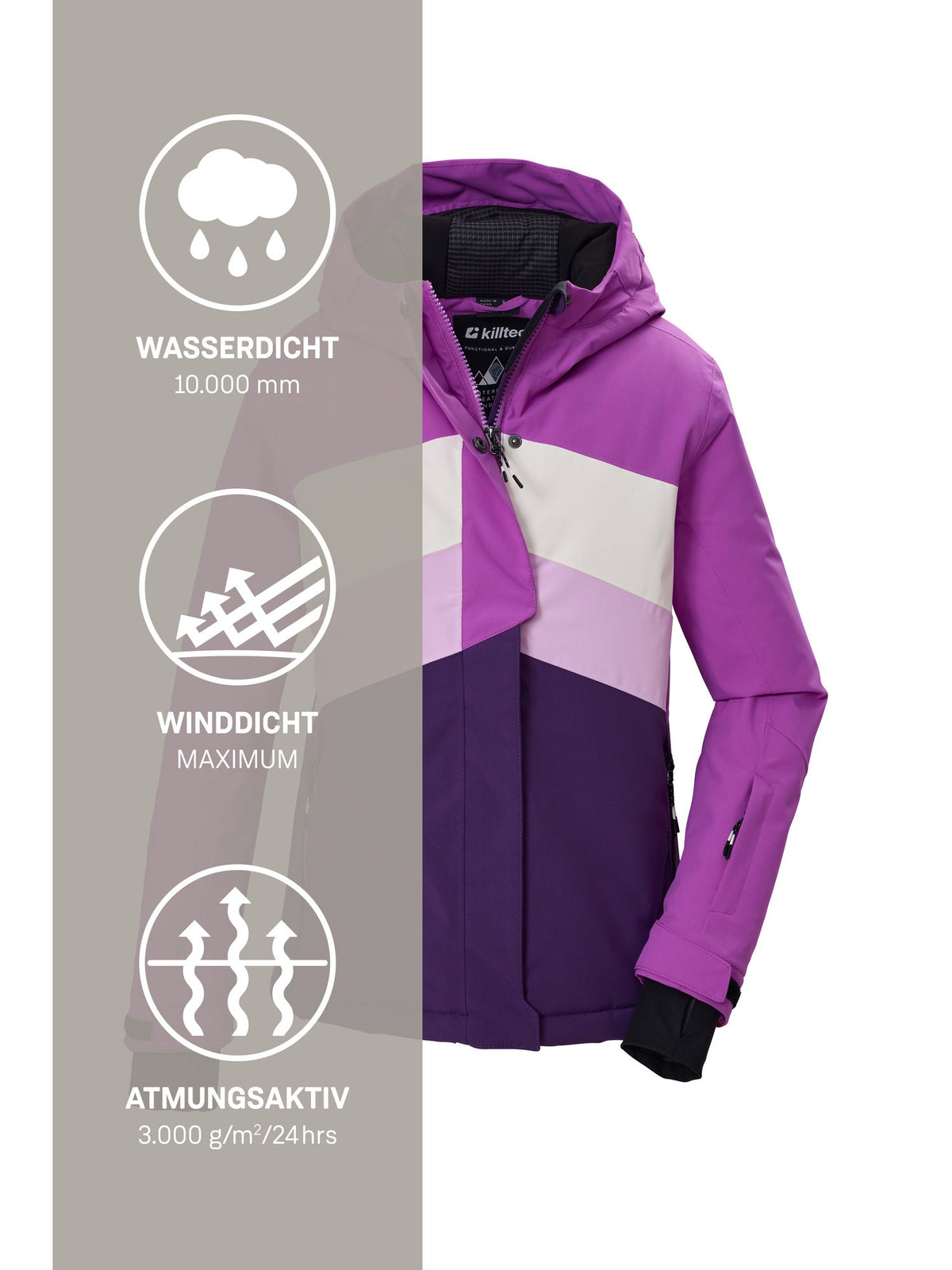 Girl's Ski jacket KSW 196 GRLS SKI JCKT