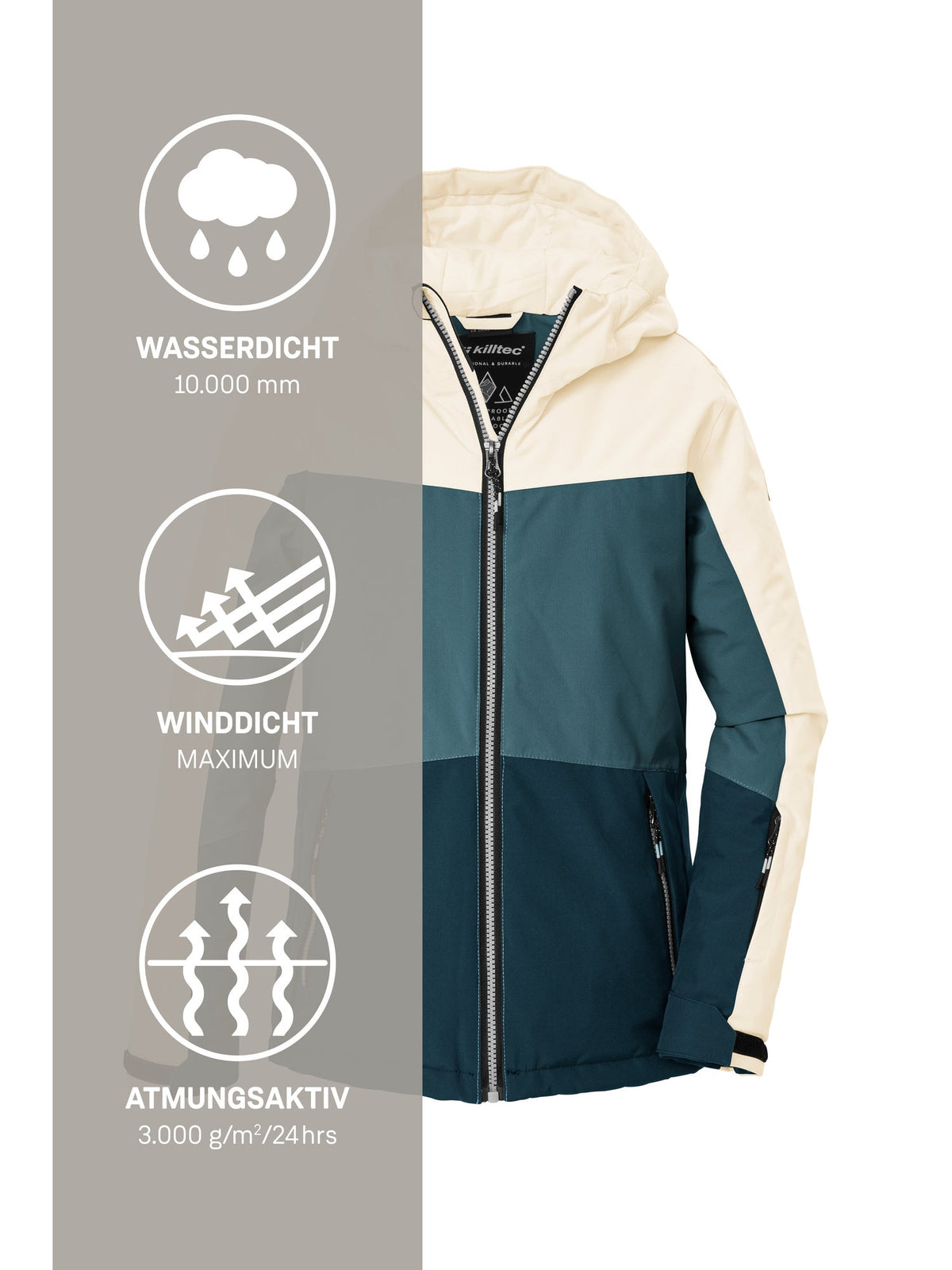Girl's Ski jacket KSW 198 GRLS SKI JCKT