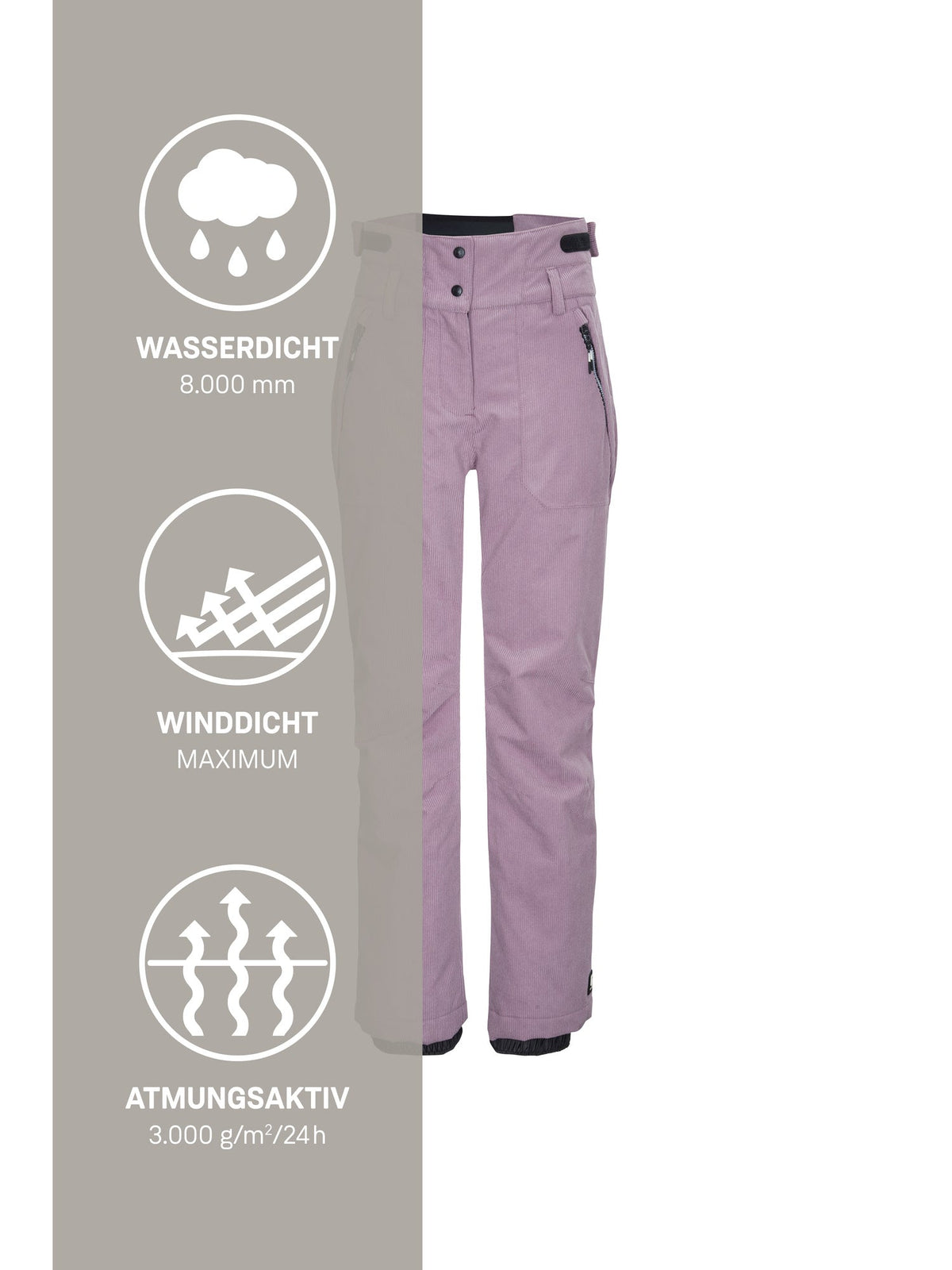 Girl's Ski pants KSW 199 GRLS SKI PNTS