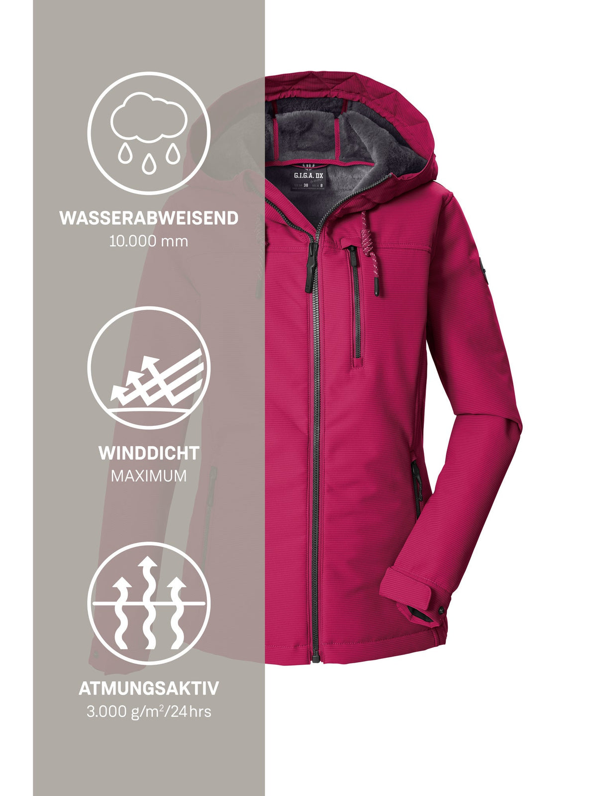 Women's Softshell jacket GW 59 WMN SFTSHLL JCKT