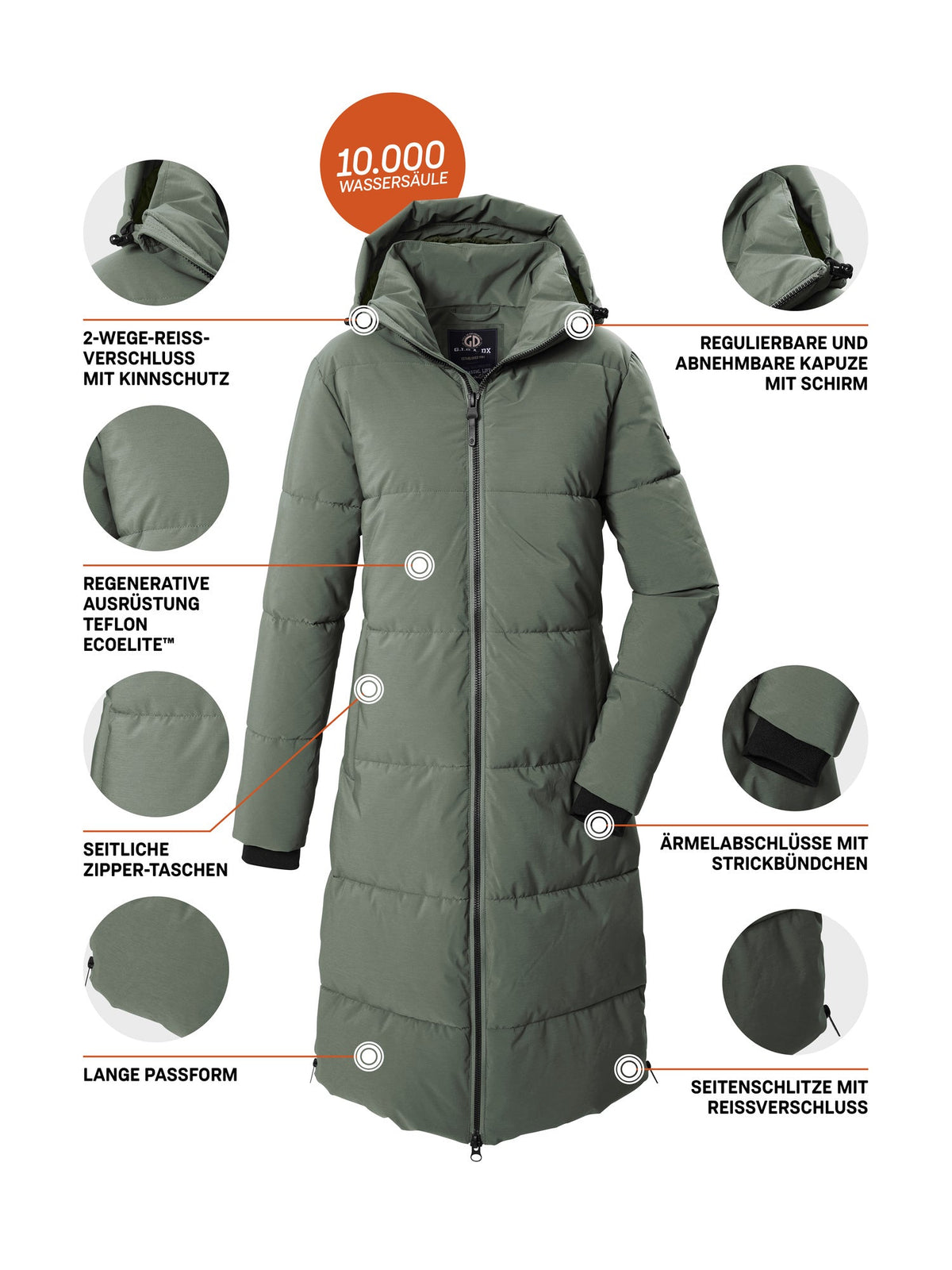 Women's Quilted coat GW 26 WMN QLTD CT