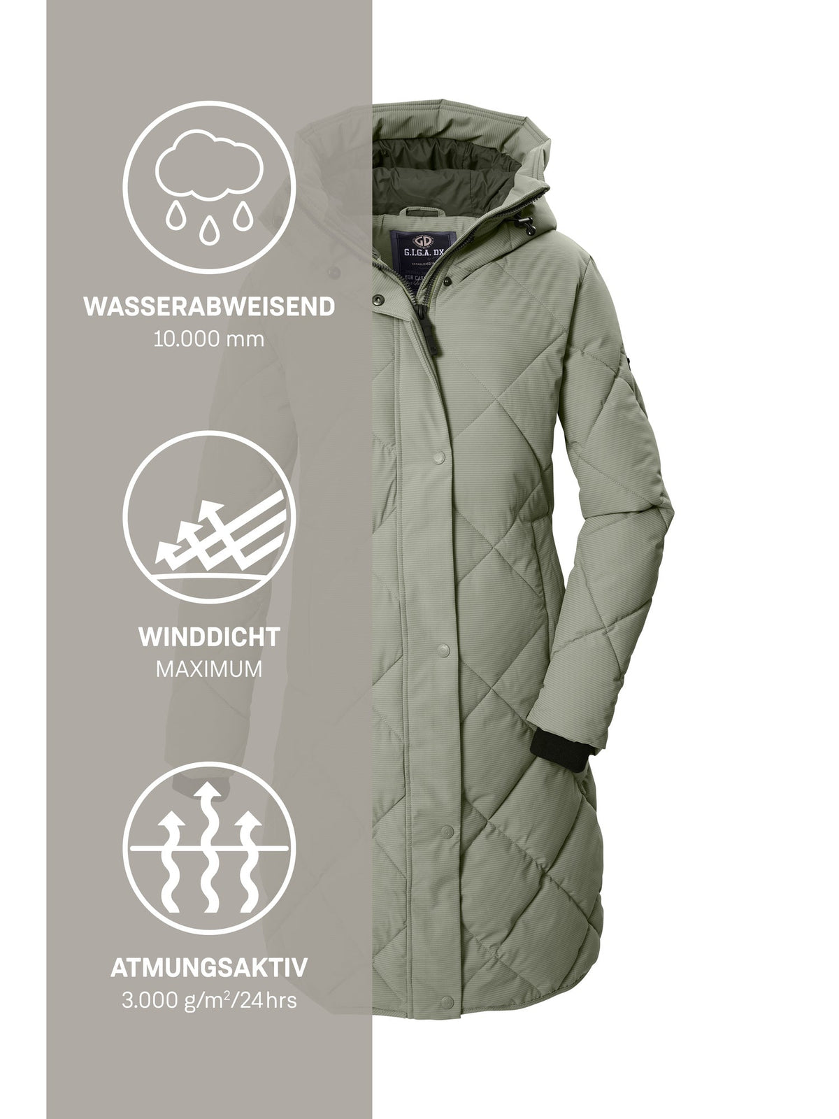 Women's Quilted coat GW 29 WMN QLTD CT