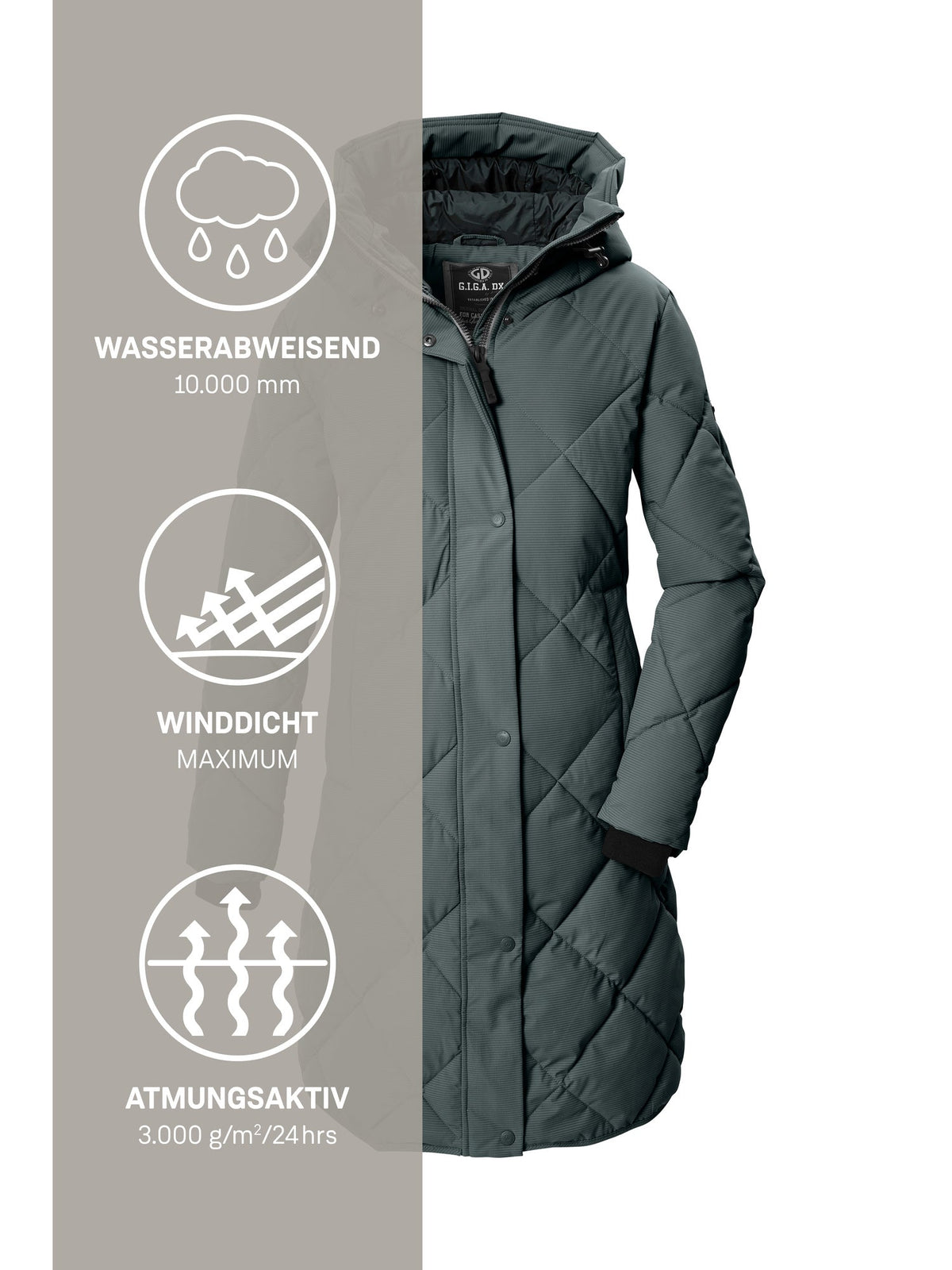 Women's Quilted coat GW 29 WMN QLTD CT