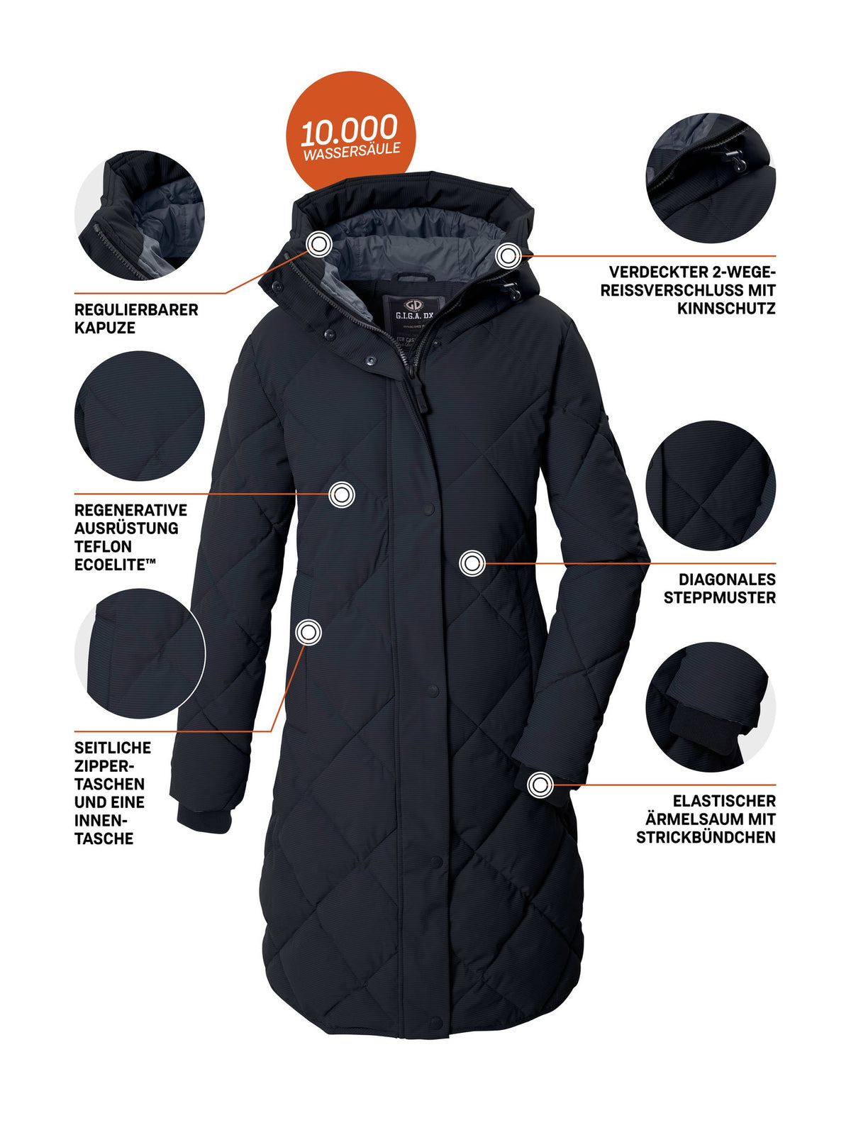 Women's Quilted coat GW 29 WMN QLTD CT