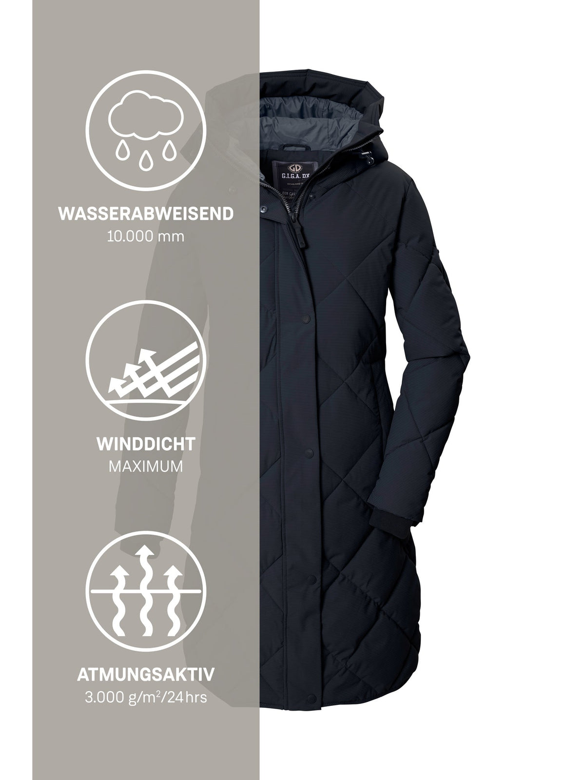Women's Quilted coat GW 29 WMN QLTD CT