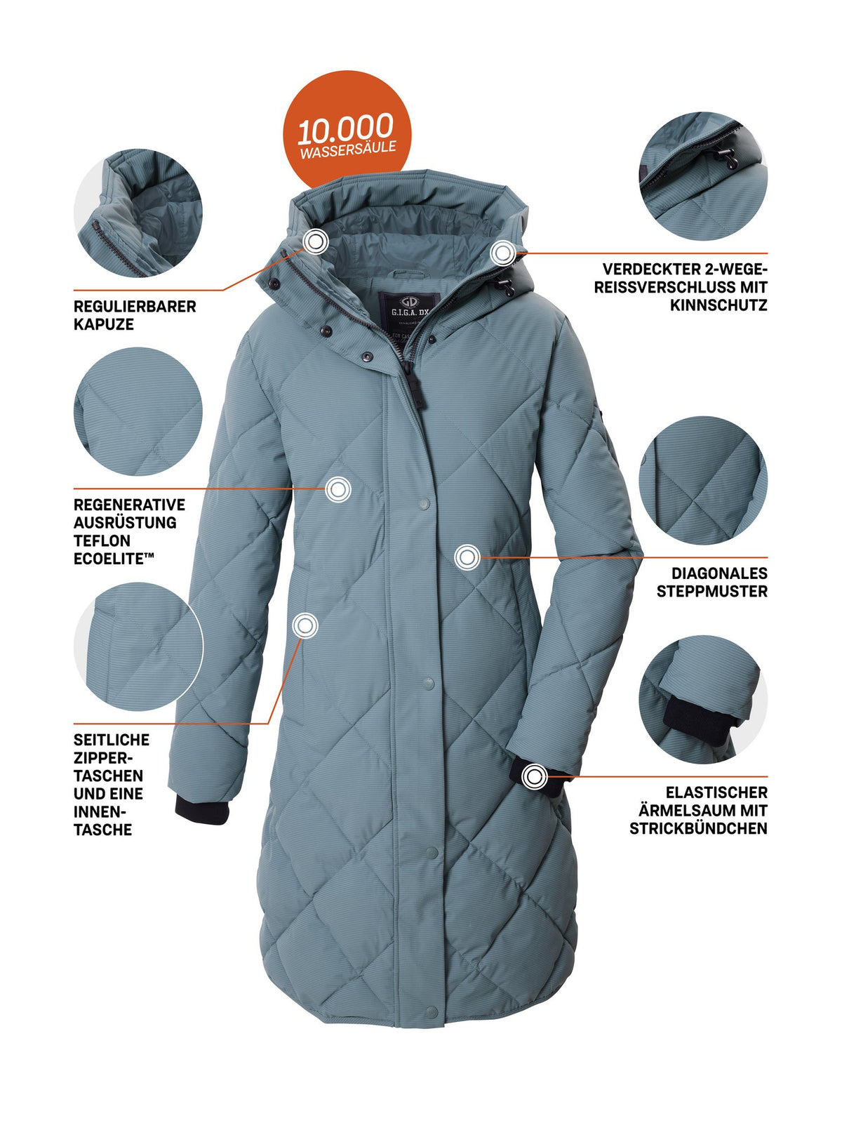 Women's Quilted coat GW 29 WMN QLTD CT