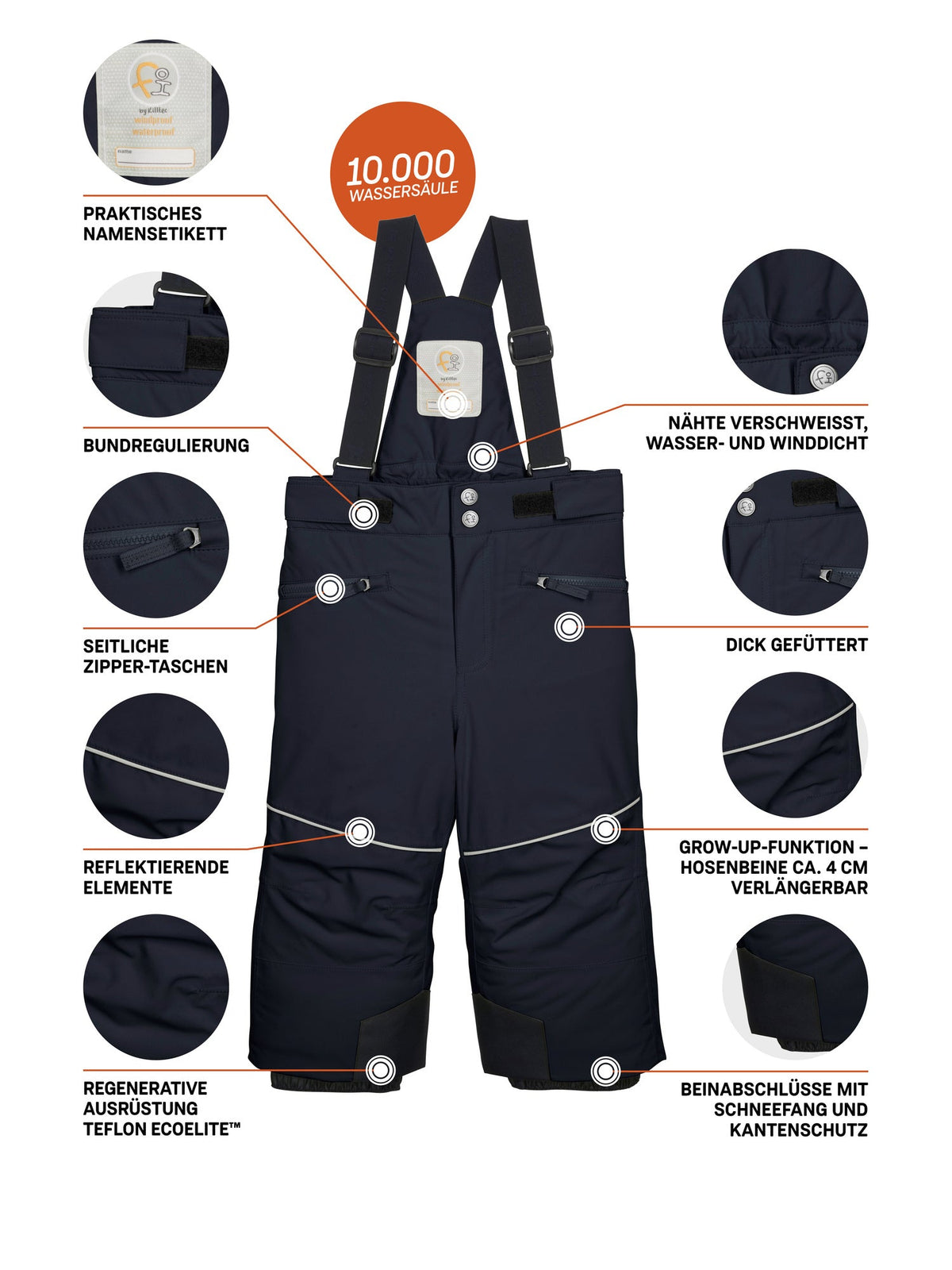 Mini Ski pants FISW 28 MNS SKI PNTS