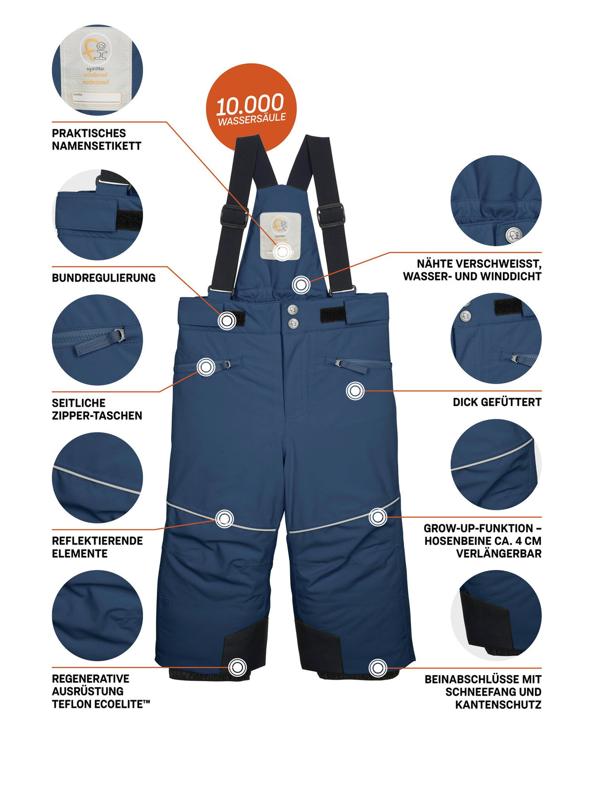Mini Ski pants FISW 28 MNS SKI PNTS