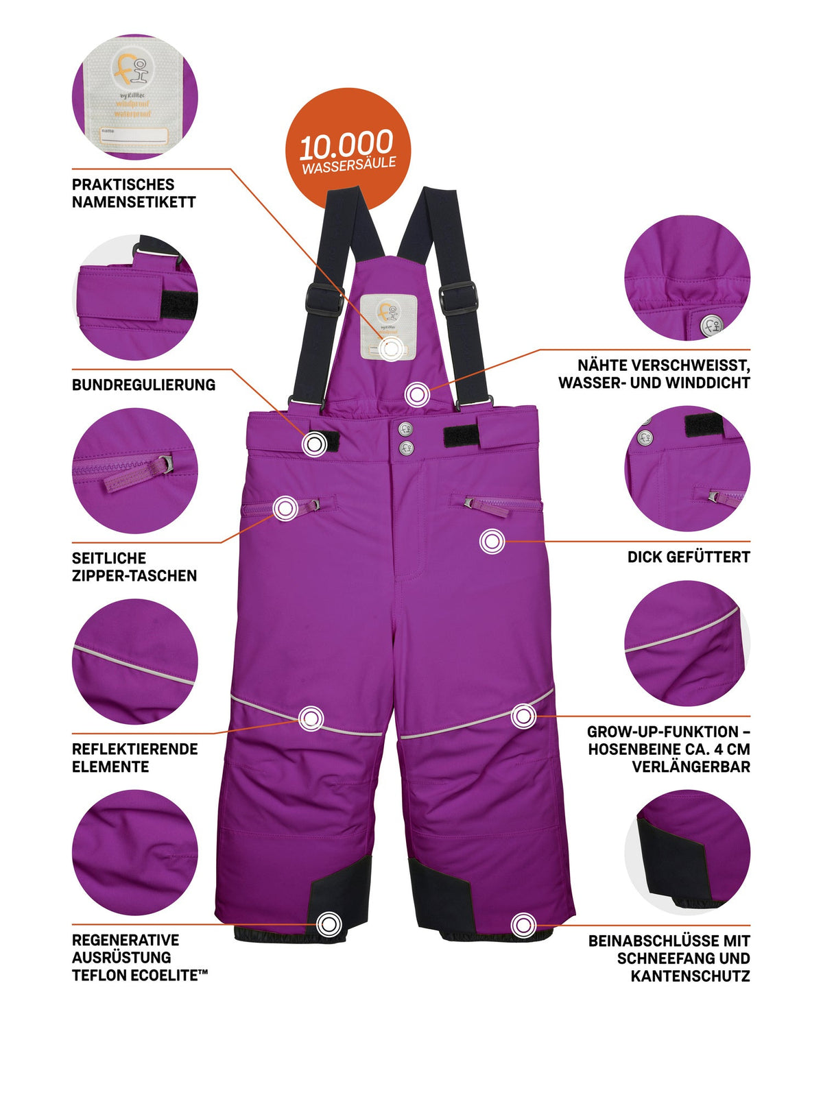 Mini Ski pants FISW 28 MNS SKI PNTS