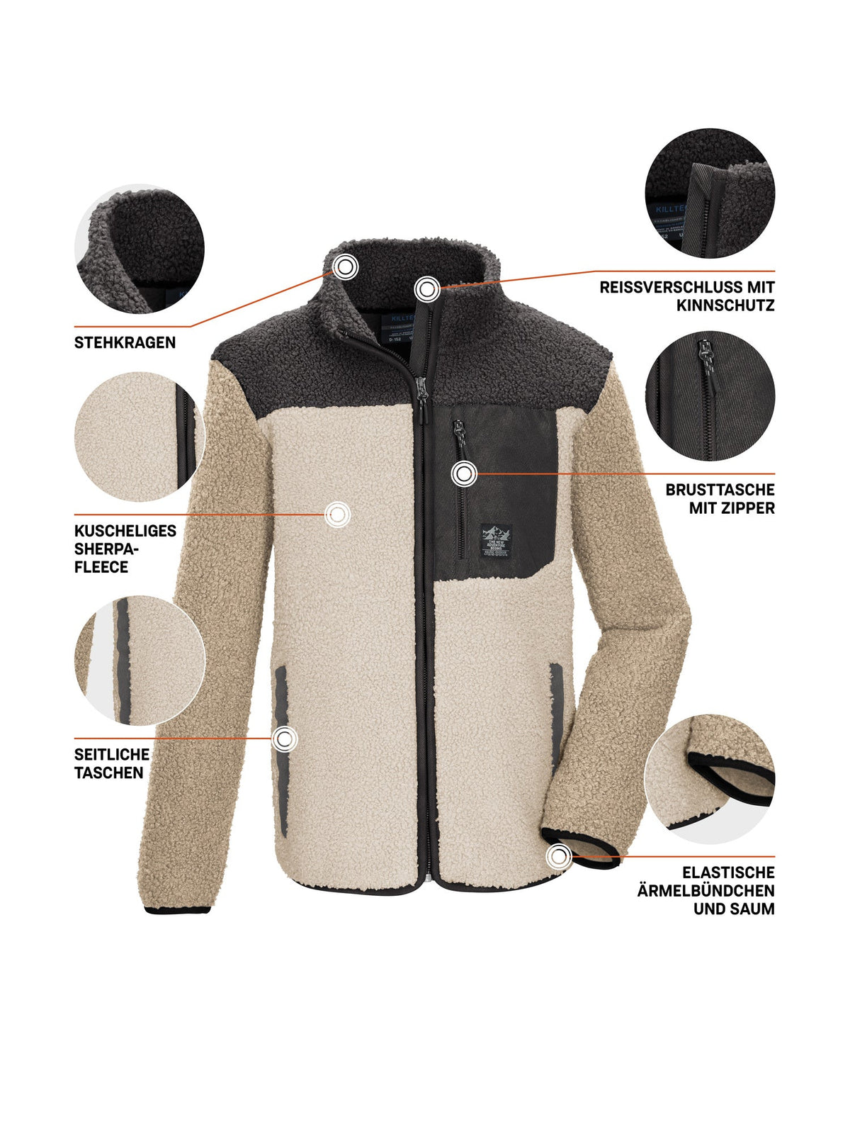 Boy's Fleece jacket KOW 143 BYS FLC JCKT