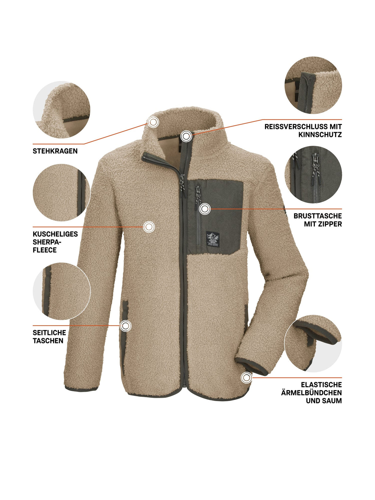 Boy's Fleece jacket KOW 144 BYS FLC JCKT