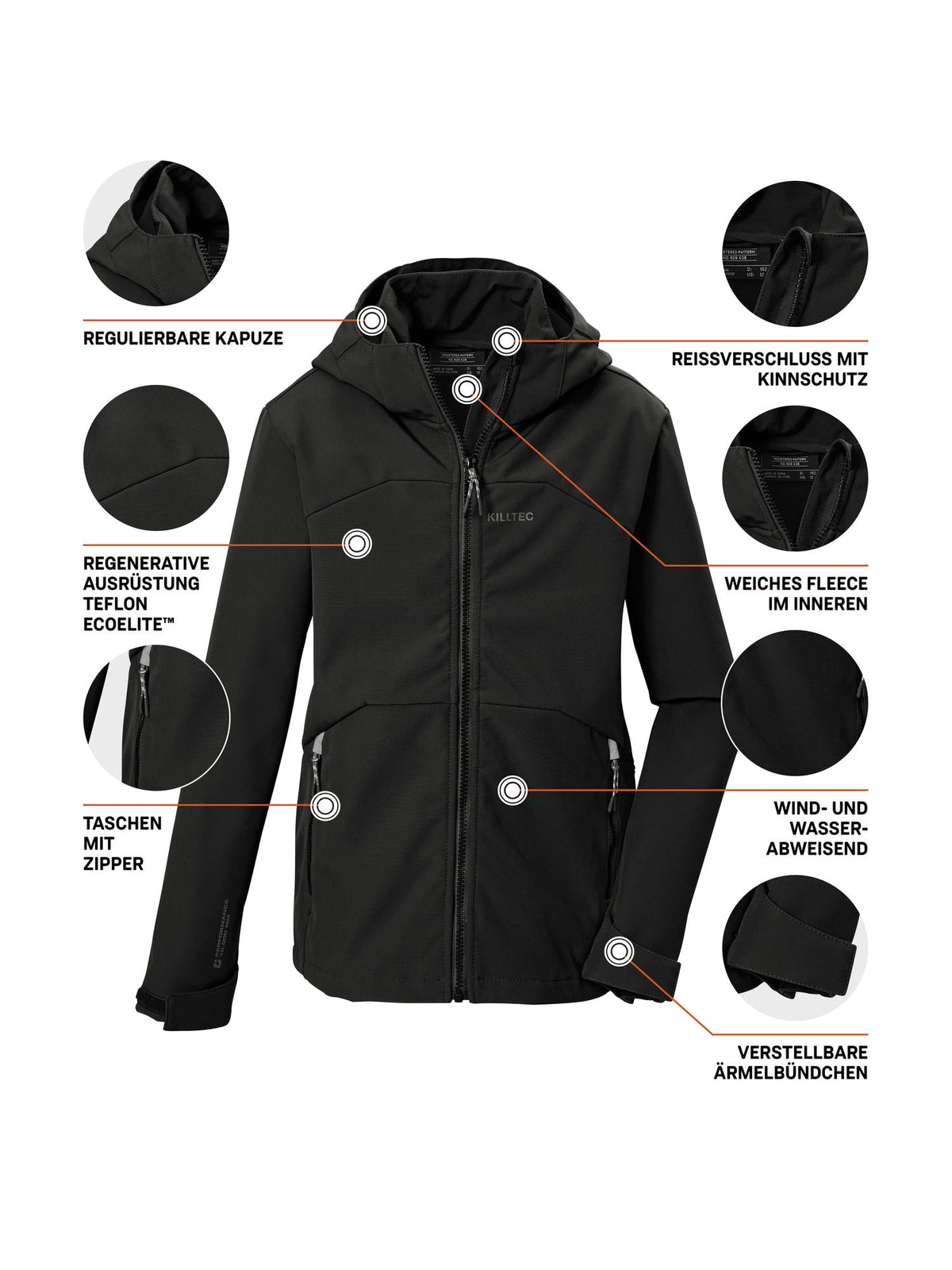 Boy's Softshell jacket KOW 176 BYS SFTSHLL JCKT