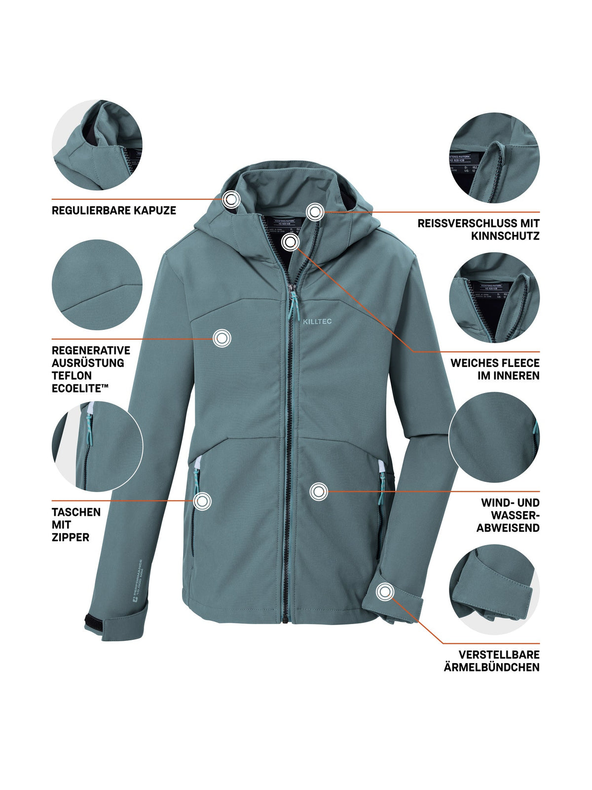 Boy's Softshell jacket KOW 176 BYS SFTSHLL JCKT
