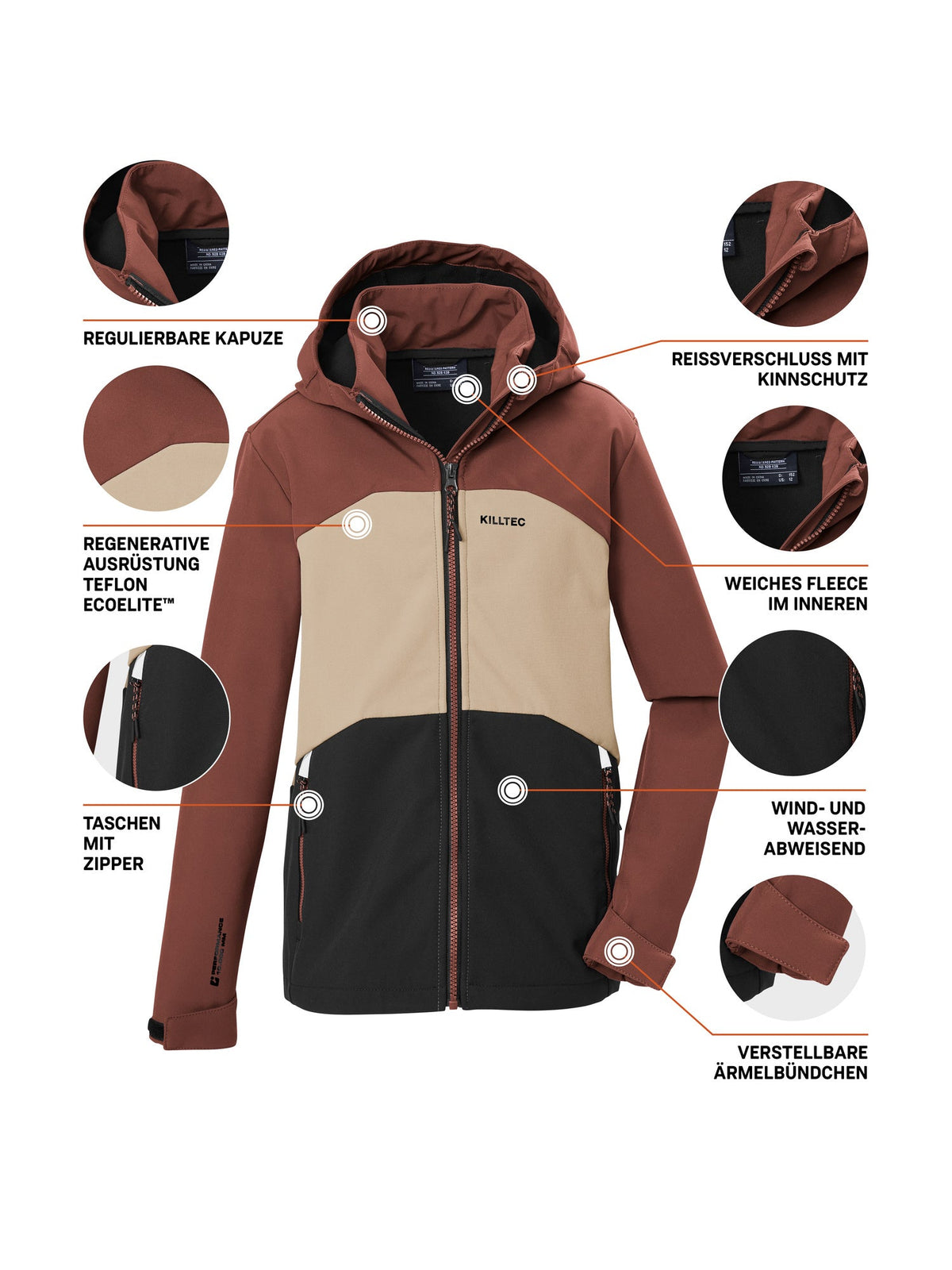 Boy's Softshell jacket KOW 177 BYS SFTSHLL JCKT