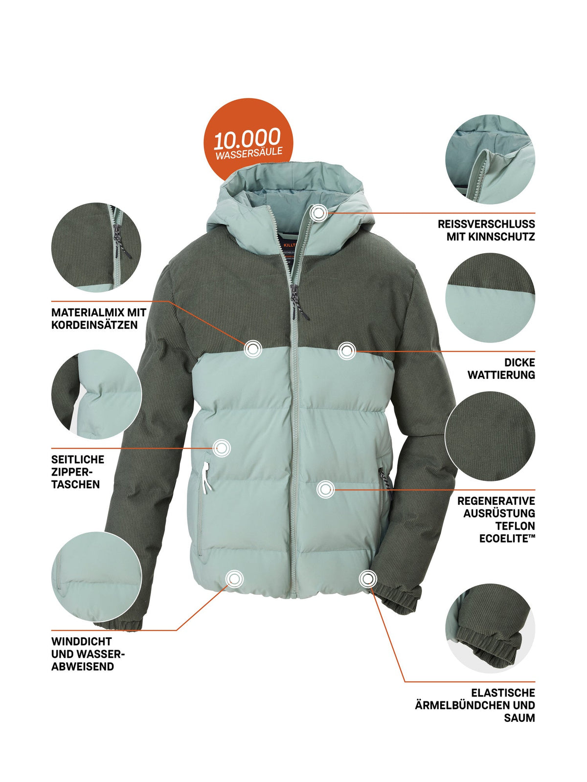 Boy's Quilted jacket KOW 185 BYS QLTD JCKT